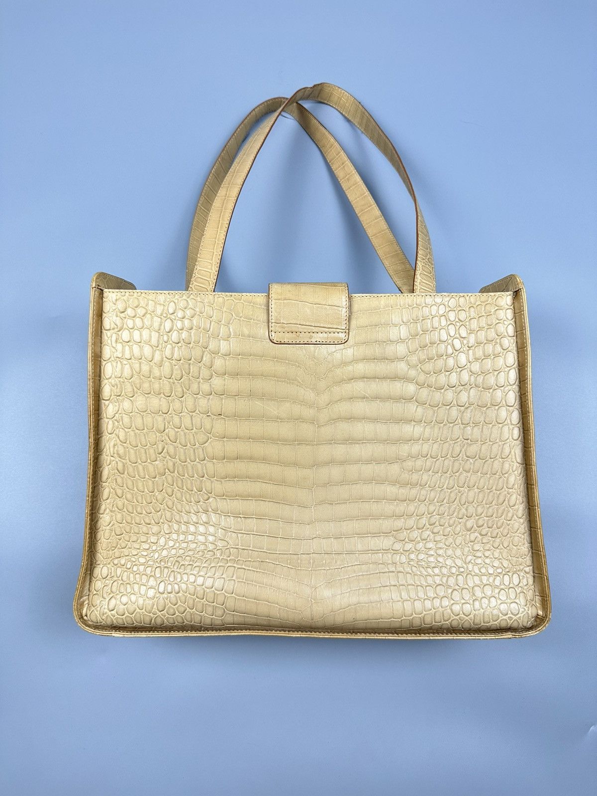 Salvatore Ferragamo Salvatore Ferragamo Crocodiles Leather Tote Bags Size ONE SIZE - 3 Thumbnail