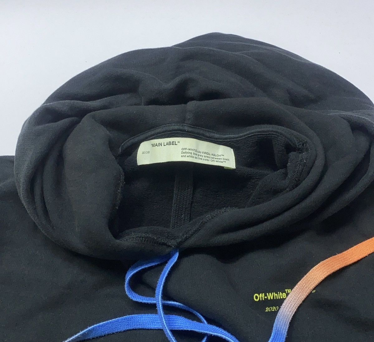 Off-White OFF-White c/o Virgil Abloh "Painted" Black Hoodie Size US XL / EU 56 / 4 - 3 Thumbnail