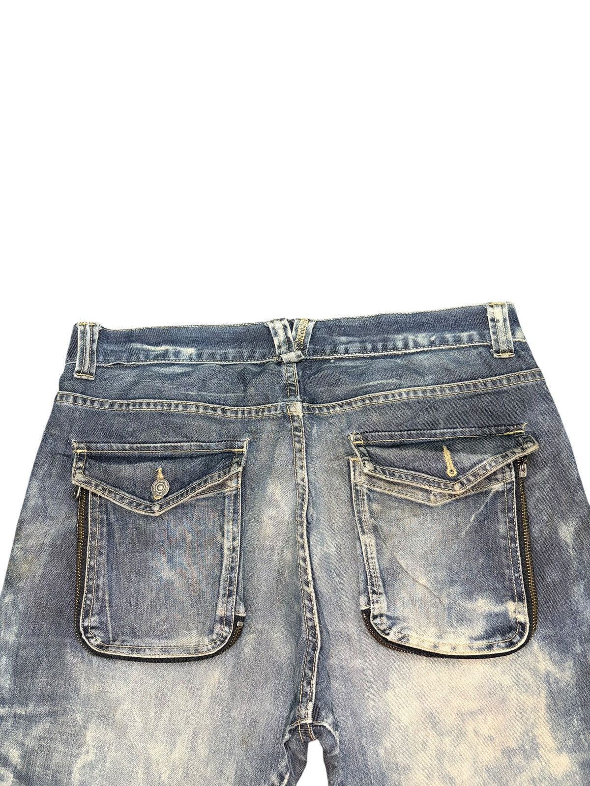 PPFM Vintage PPFM Bleached Wash Distress Banana Jeans Size US 34 / EU 50 - 4 Thumbnail