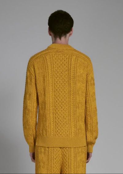 Marni o1w1db10125 Cable-Knit Cotton Sweater in Yellow Size US S / EU 44-46 / 1 - 2 Thumbnail