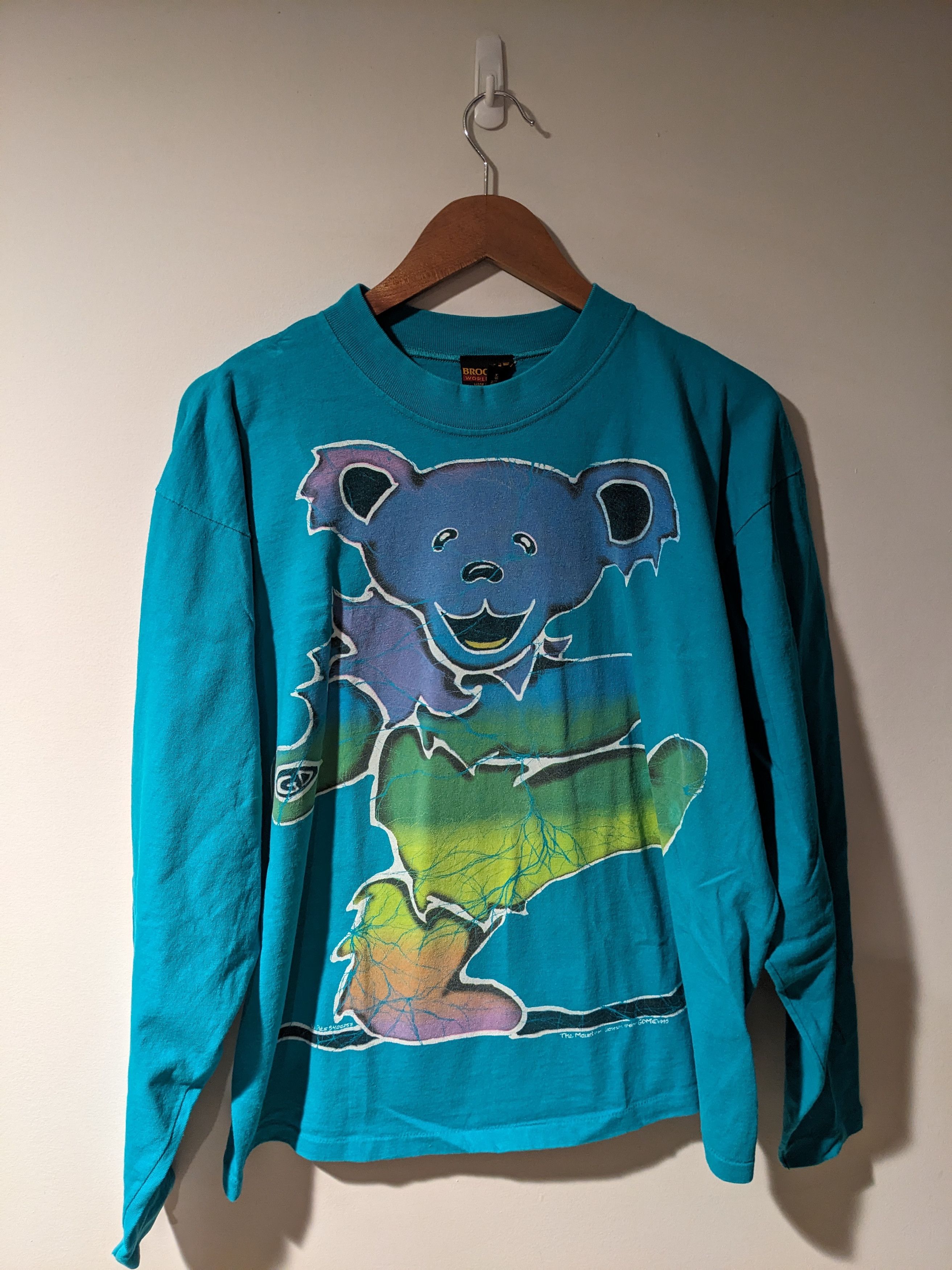 Brockum × Grateful Dead × Vintage Vintage 1995 Grateful Dead Dancing Bears Long-Sleeve T-Shirt Size US L / EU 52-54 / 3 - 1 Thumbnail