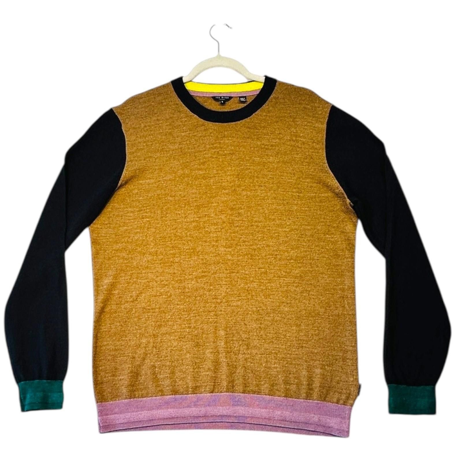 Ted Baker Ted Baker 5 Jumper Men's UK Size XL Brown Long Sleeve Size US XL / EU 56 / 4 - 3 Thumbnail