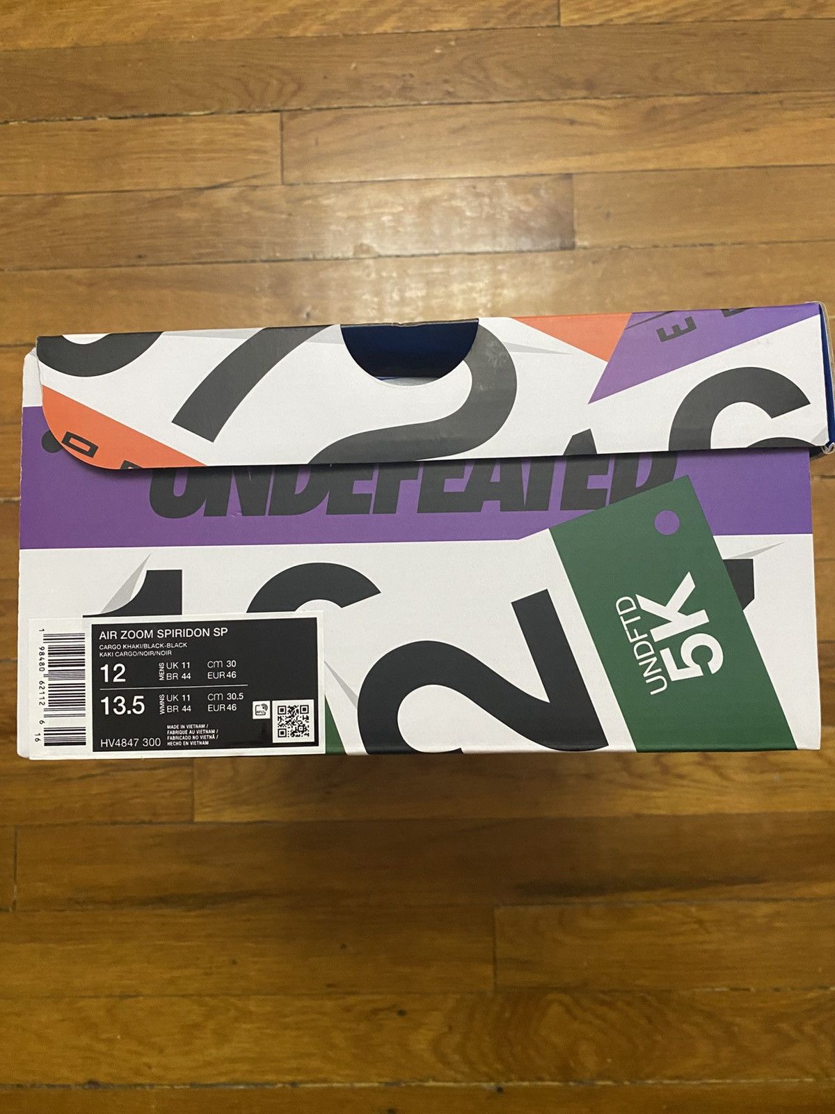 Nike × Undefeated Size 12 - Undefeated x Nike Air Zoom SPIRIDON Khaki Black Size US 12 / EU 45 - 10 Thumbnail