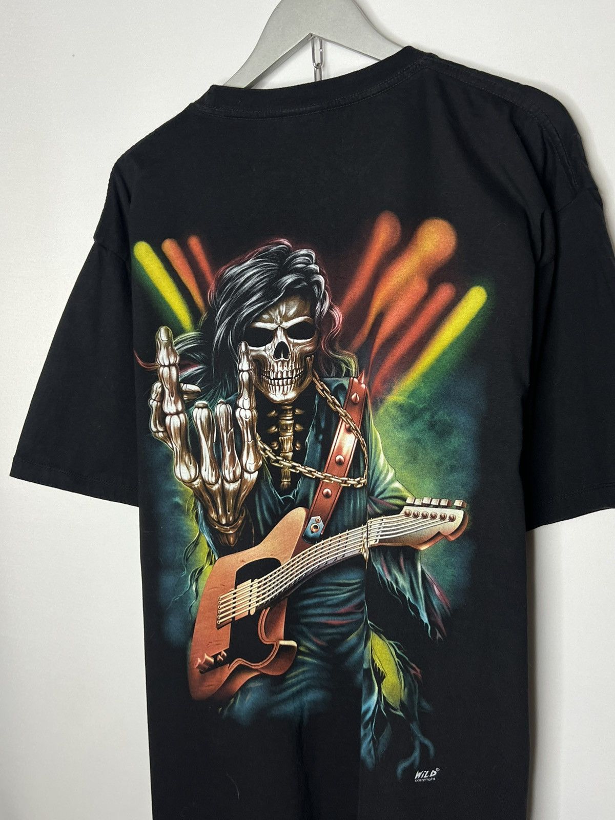 Band Tees Vintage Wild Rare Scull Rock Rap Tee T-Shirt Short Sleeve Size US XXL / EU 58 / 5 - 7 Thumbnail