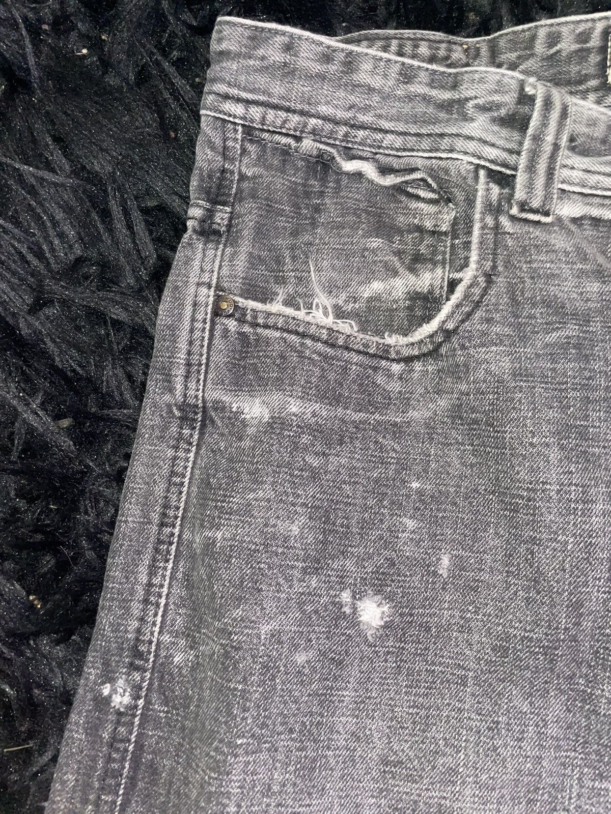 Vintage Vintage Jordan Craig Black Denim Shorts Size US 38 / EU 54 - 5 Thumbnail