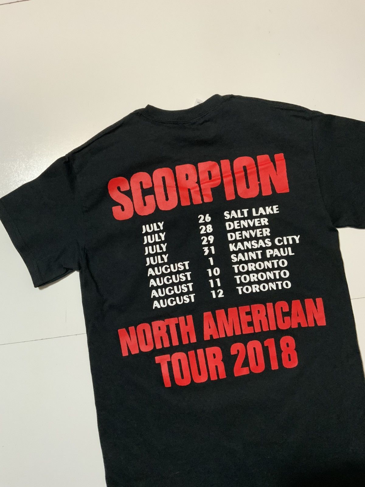 Drake Scorpion Drake North American Tour Official Merch T-Shirt Size US S / EU 44-46 / 1 - 4 Thumbnail