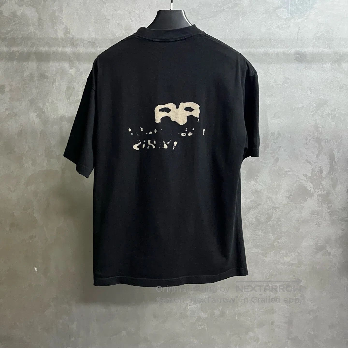 Balenciaga Balenciaga Letter-print round-necked short-sleeved T-shirt Size US XS / EU 42 / 0 - 5 Thumbnail