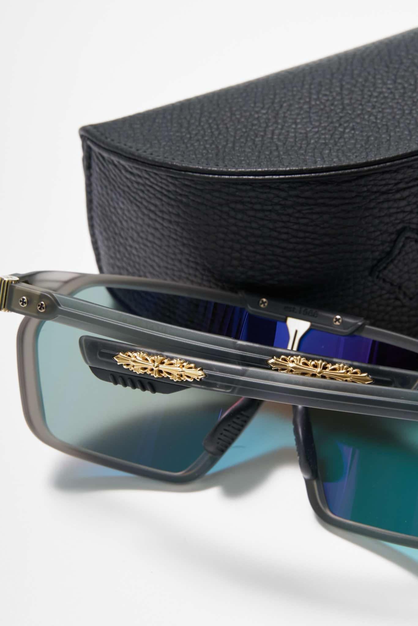 Chrome Hearts CHROME HEARTS U CNT SEA ME SHADES Matte Flint-Lens Size ONE SIZE - 6 Thumbnail