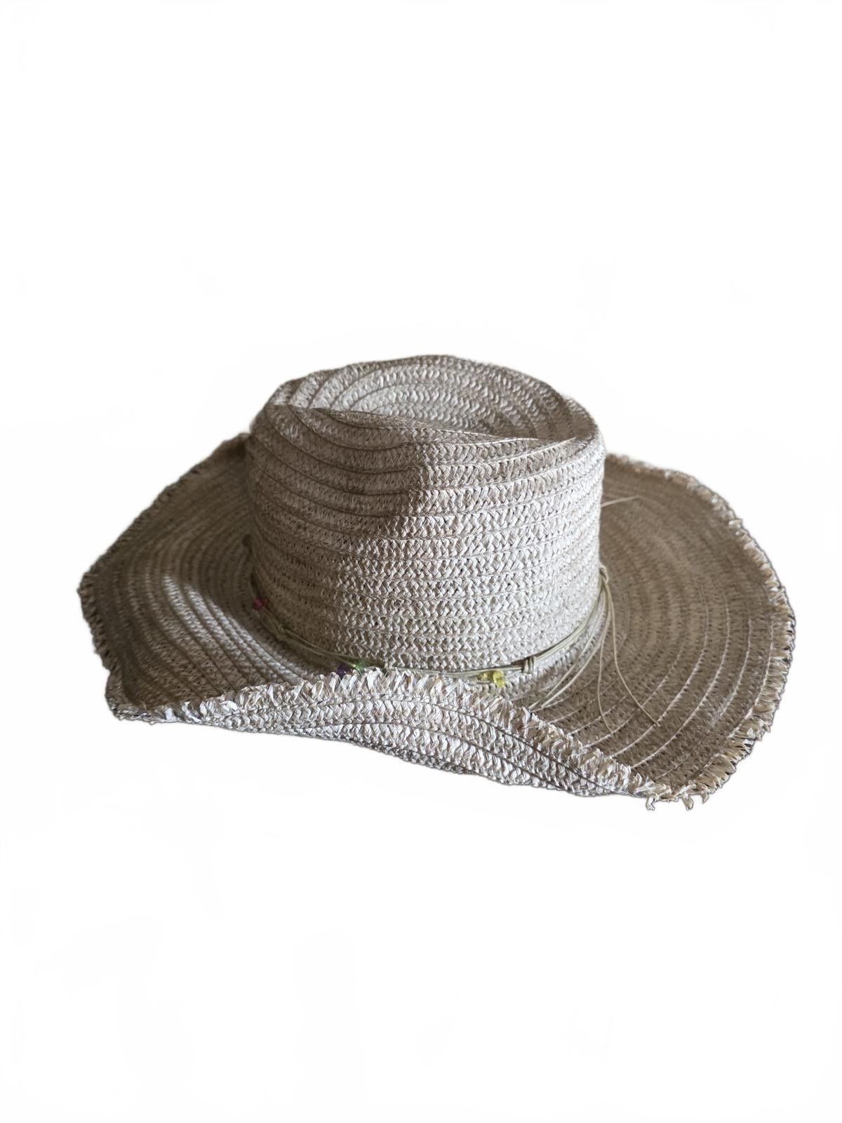 Other Dream Out Loud Selena Gomez Straw Hat Boho Crochet Fringe Size ONE SIZE - 3 Thumbnail