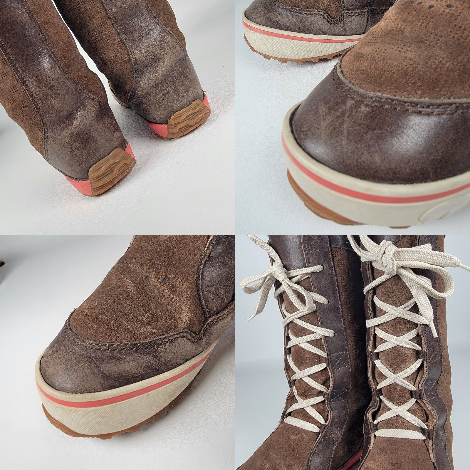SOREL Sorel Mackenzie Boots Womens Size 8.5 Brown Waterproof Lace Up Tall Size US 7 / IT 37 - 9 Thumbnail
