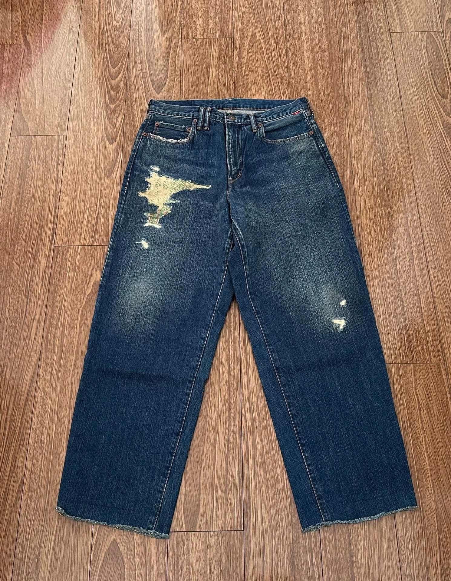 ANACHRONORM ANACHRONORM Remaked 5P Jeans W32 99new Vintage Distressed Size US 32 / EU 48 - 1 Thumbnail