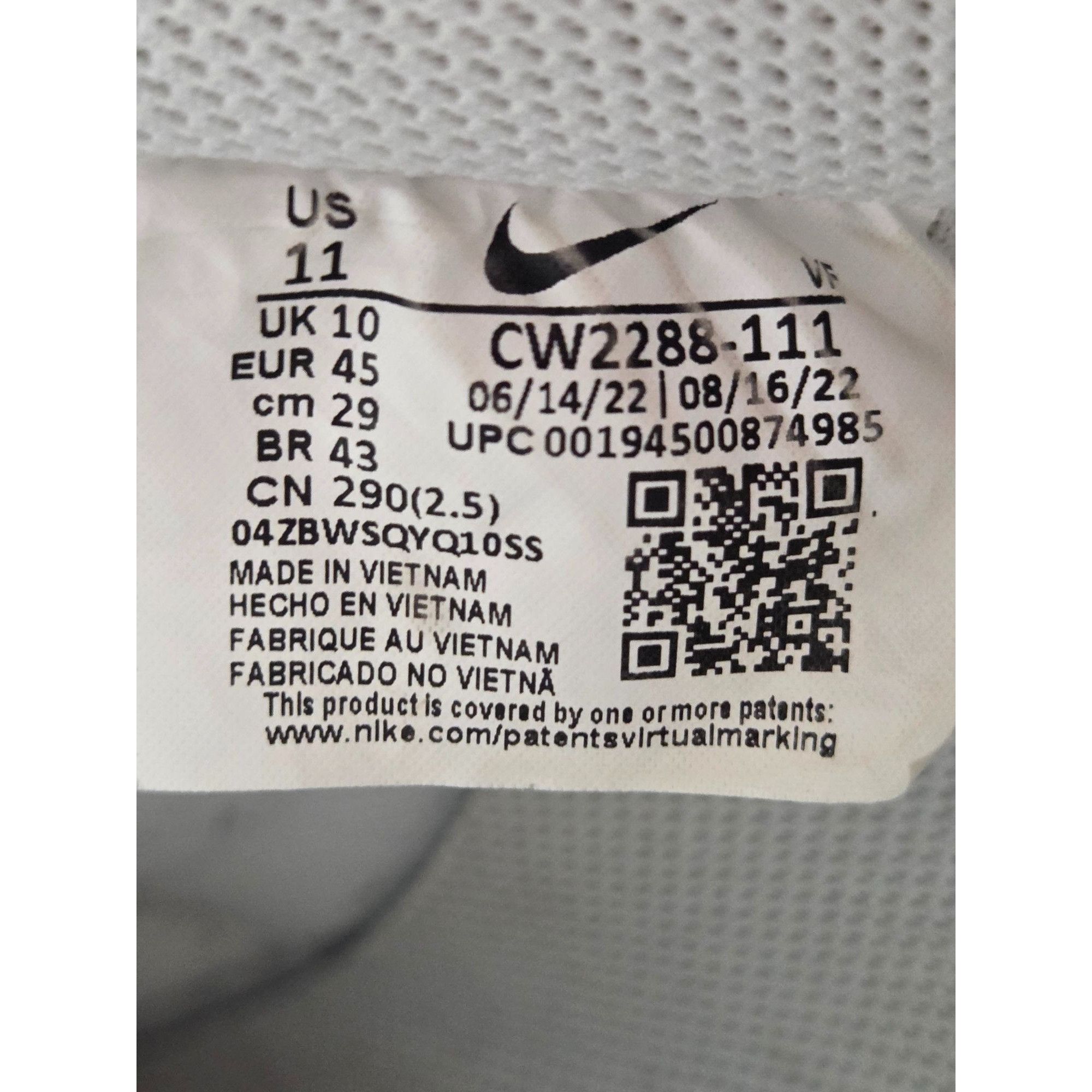 Nike Nike Air Force 1 ’07 CW2288-111 Men’s Shoes Size 11 White Us Size US 11 / EU 44 - 12 Thumbnail