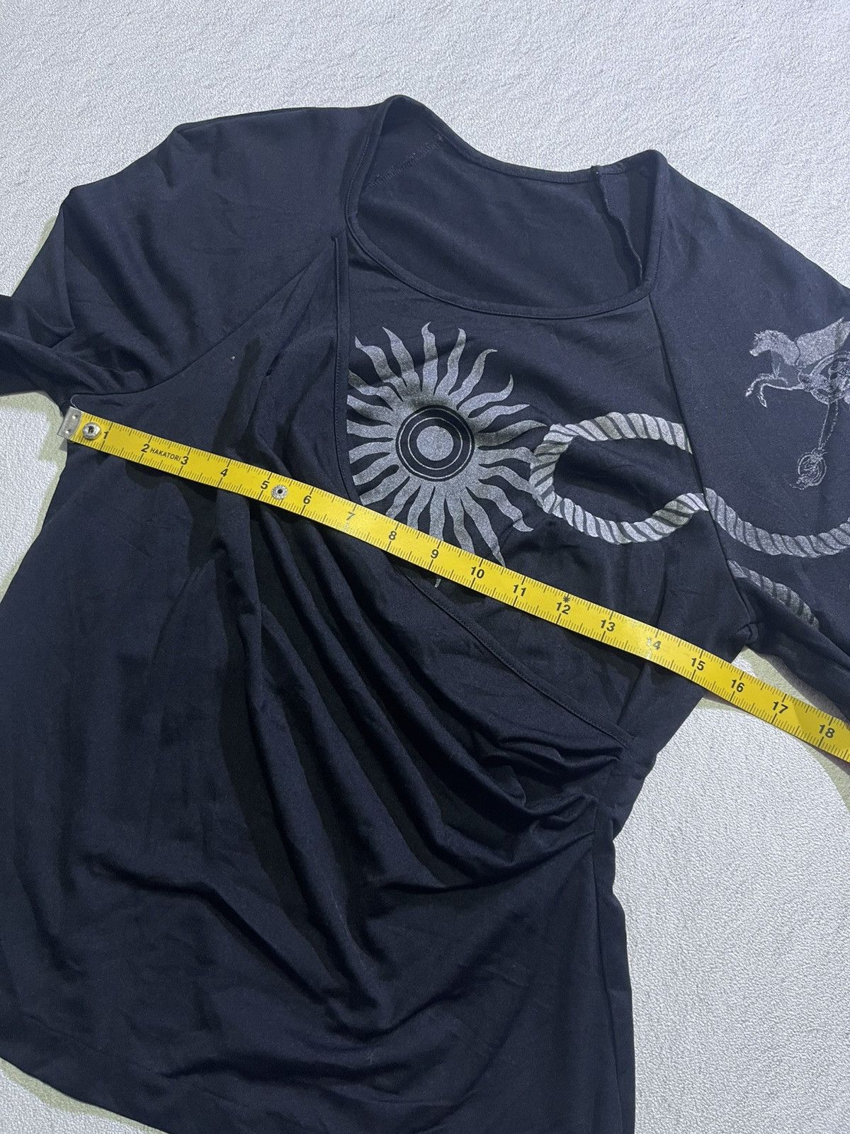 Hysteric Glamour Y2K LONG SLEEVE TSHIRT MOTIF IFSIX WASNINE STYLE Size US M / EU 48-50 / 2 - 9 Thumbnail