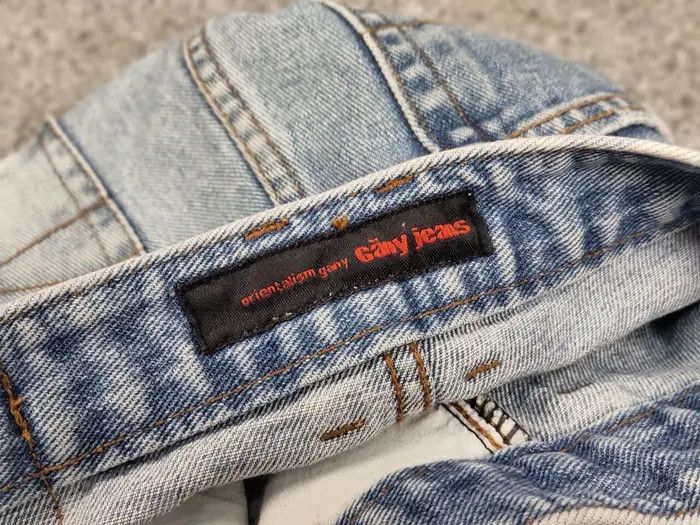 If Six Was Nine Vintage 90's Japan Distressed Denim Original Gany Jeans Size US 32 / EU 48 - 8 Thumbnail