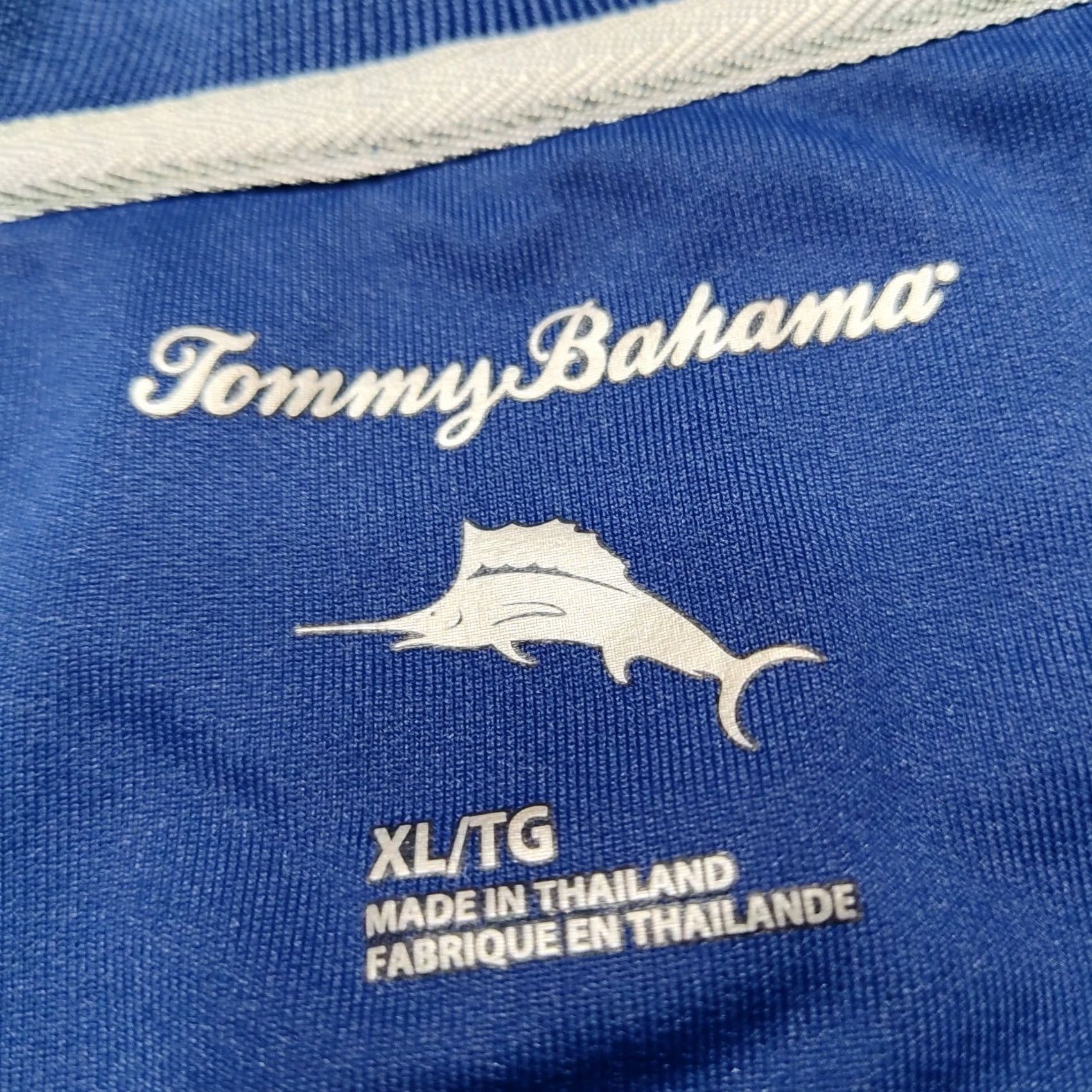 Tommy Bahama TOMMY BAHAMA Men XL Blue 1/4 Zip Pullover Sweatshirt Shirt Adult XL Blue Logo Zipper Navy? Size US XL / EU 56 / 4 - 5 Thumbnail