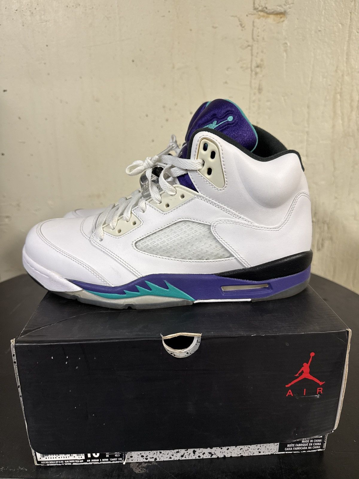 Jordan Brand × Nike Jordan 5 grape Size US 10.5 / EU 43-44 - 2 Thumbnail