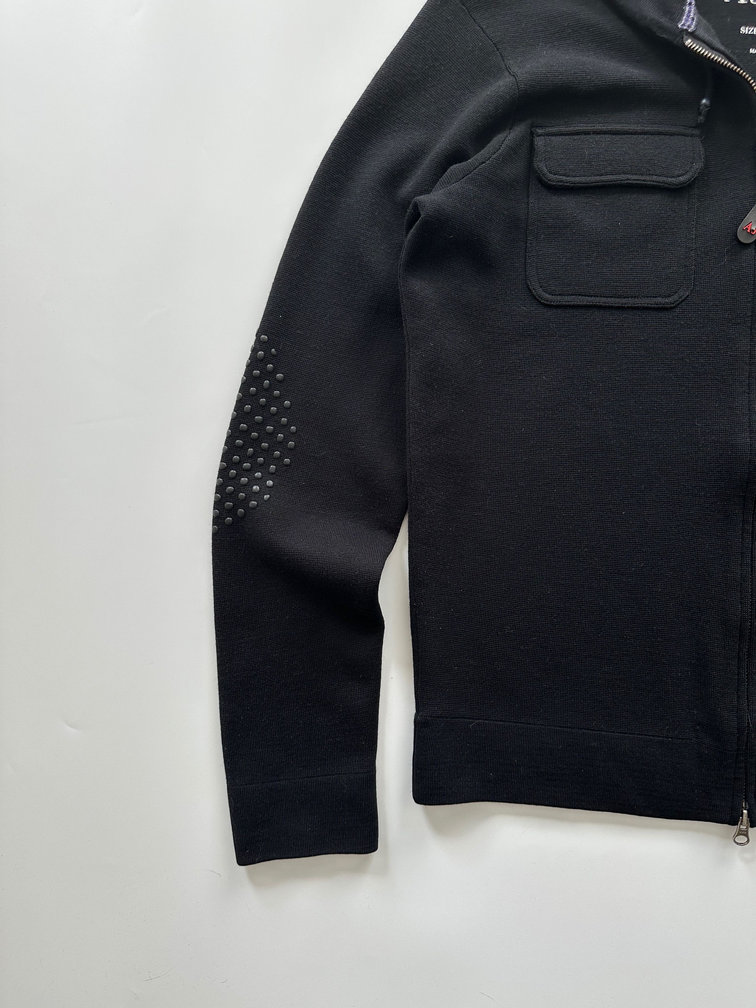 Armani Armani Jeans Wool Blend Hoodie Size M-L Sweater Size US L / EU 52-54 / 3 - 9 Thumbnail