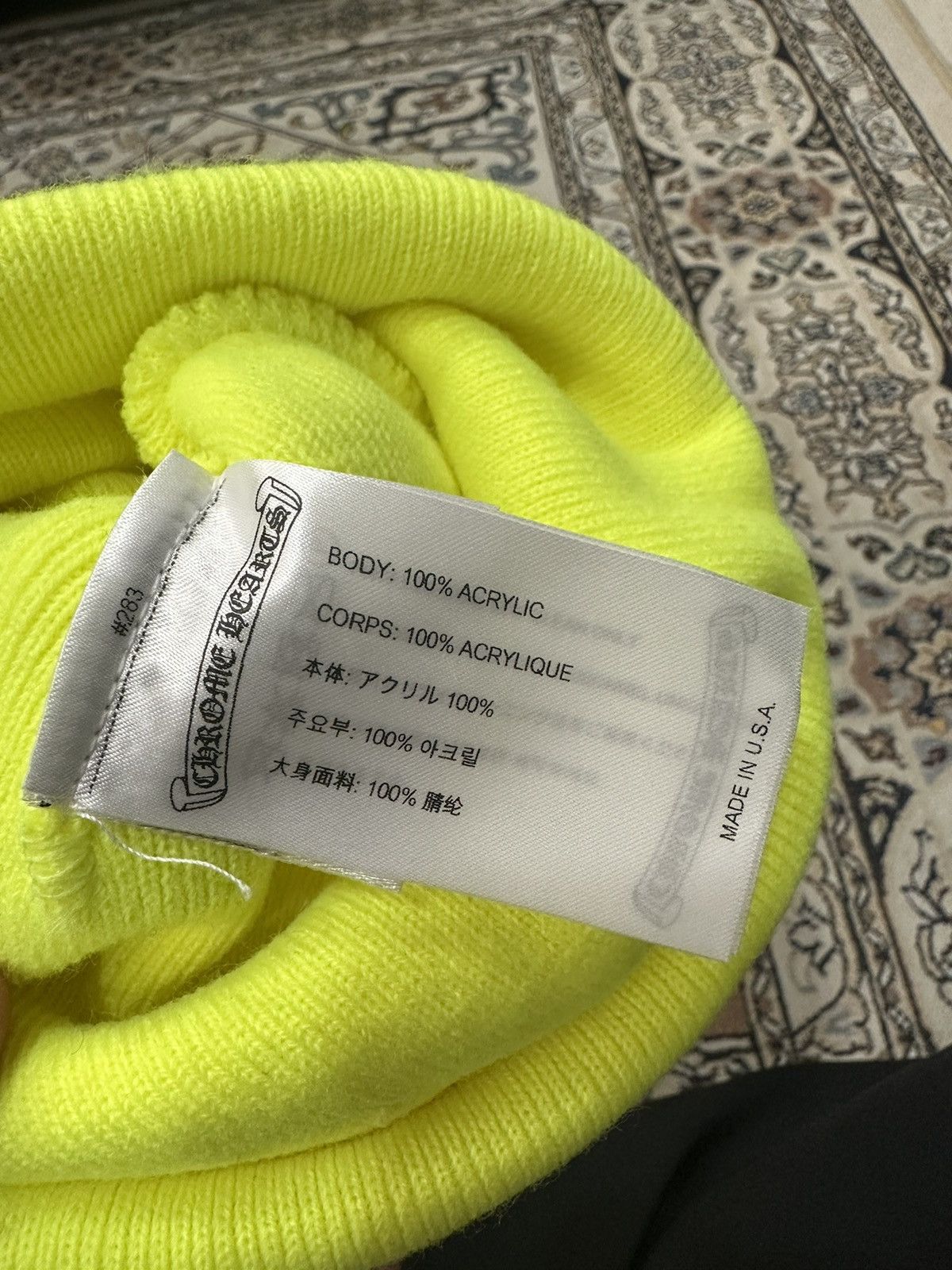 Chrome Hearts Chrome Hearts Beanie Size ONE SIZE - 3 Thumbnail
