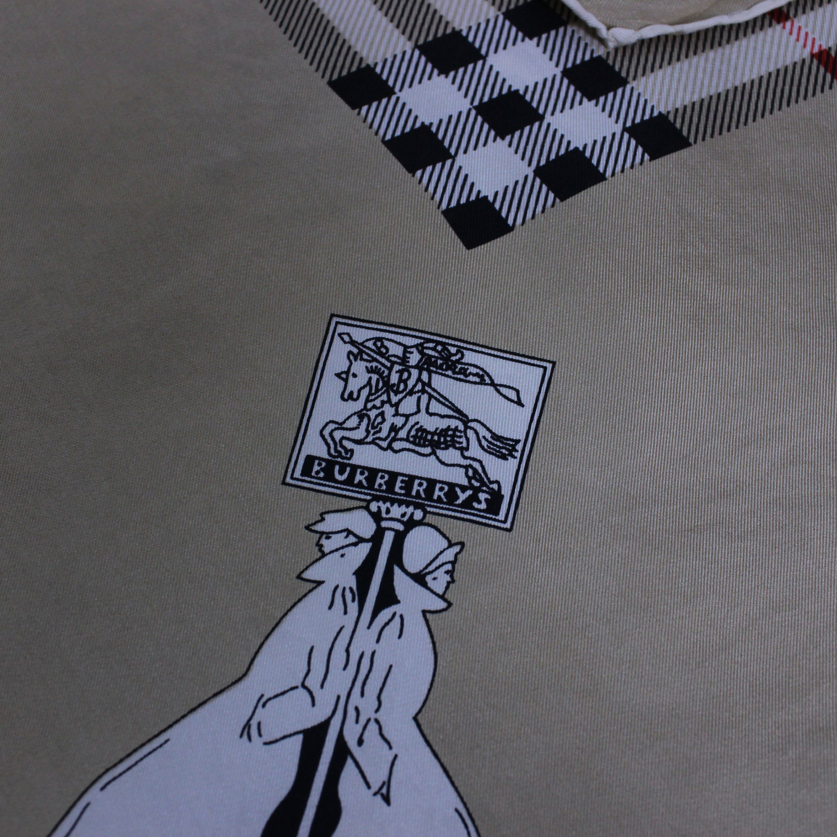 Burberry Burberry scarf silk big logo nova one size Size ONE SIZE - 6 Thumbnail