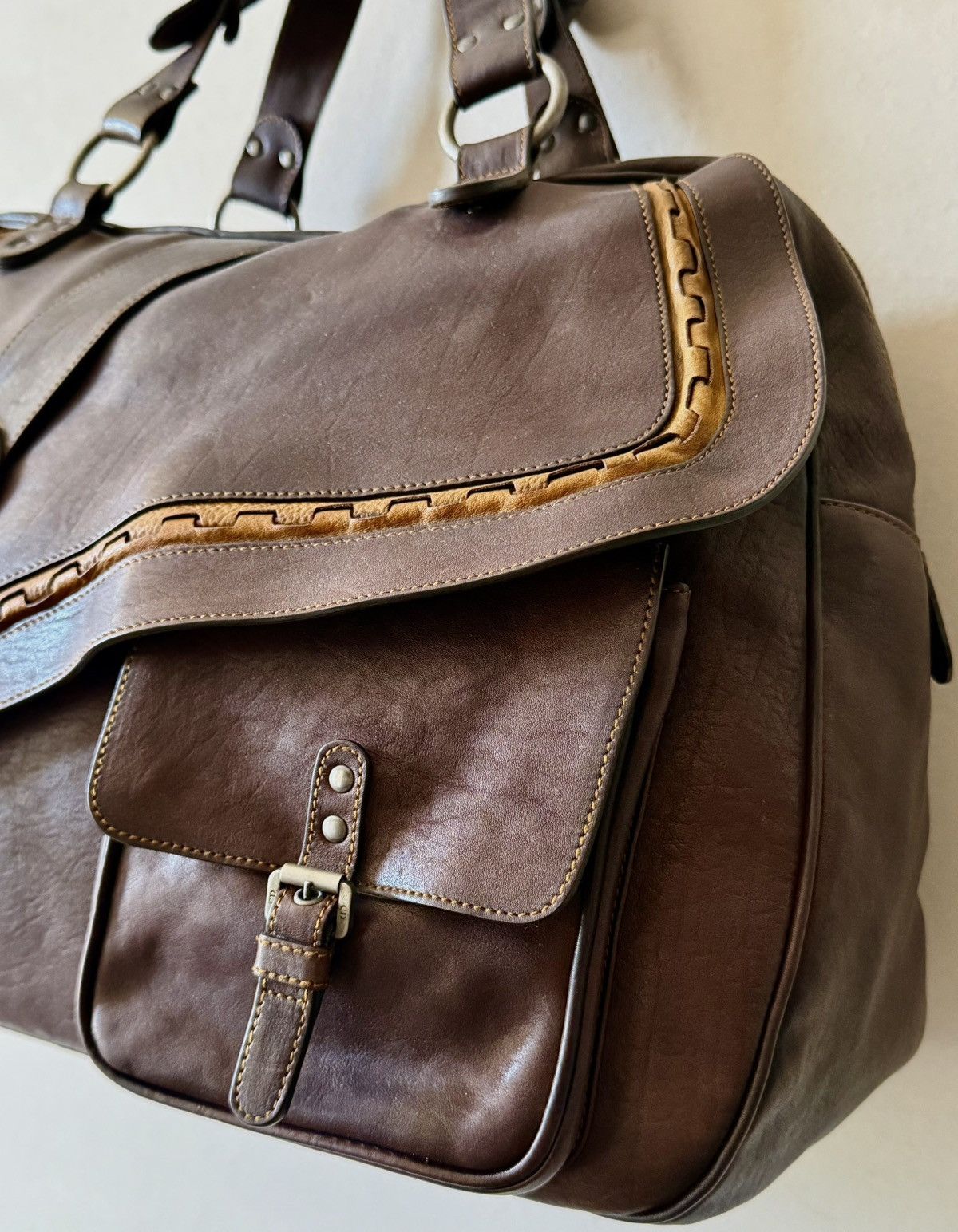 Dior Dior - John Galliano - SS2006 XL Gaucho - Saddle Work Bag Size ONE SIZE - 2 Thumbnail