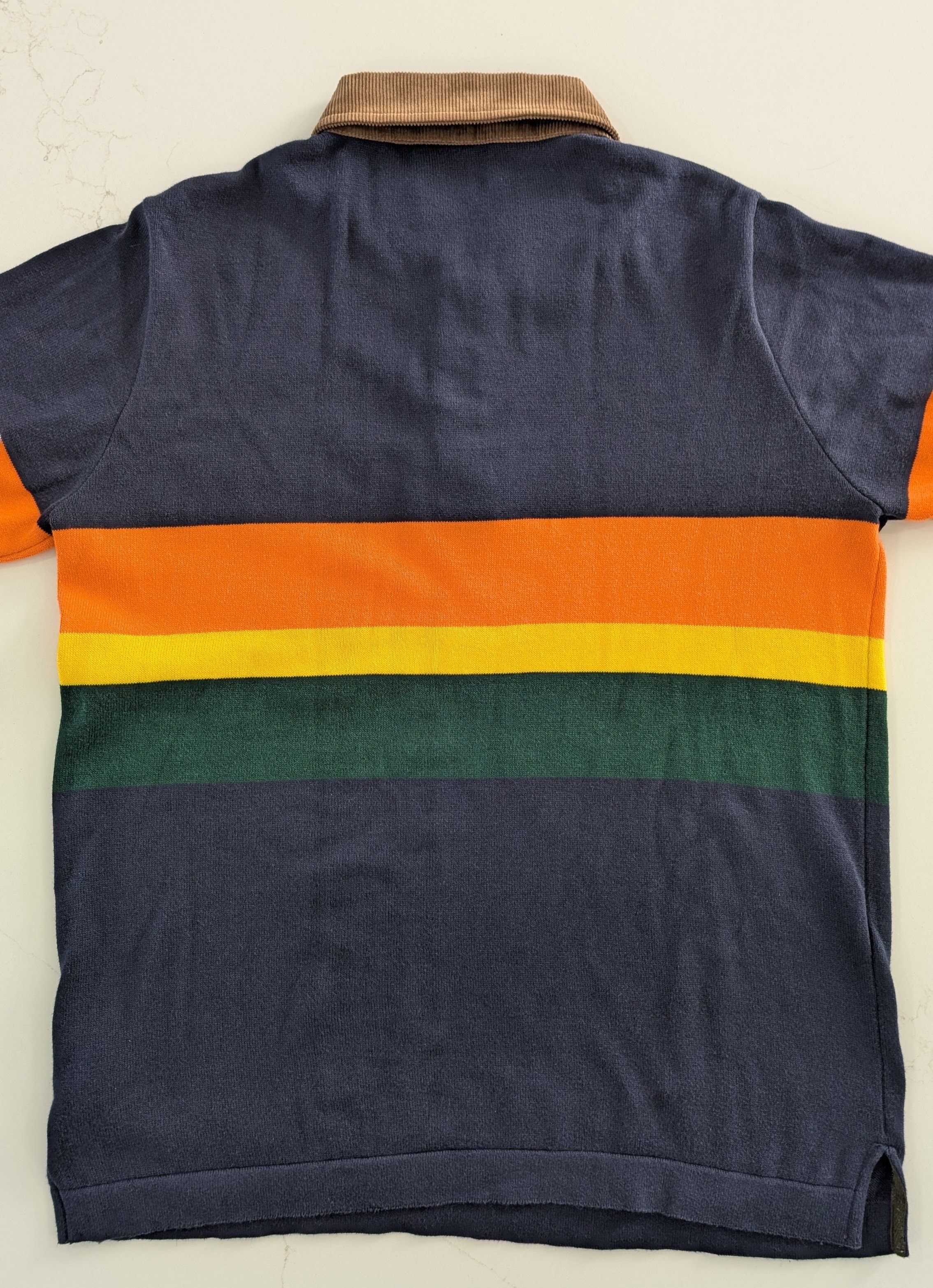 Bodega Bodega Knit Rugby Sweater Mens Small Size US S / EU 44-46 / 1 - 3 Thumbnail