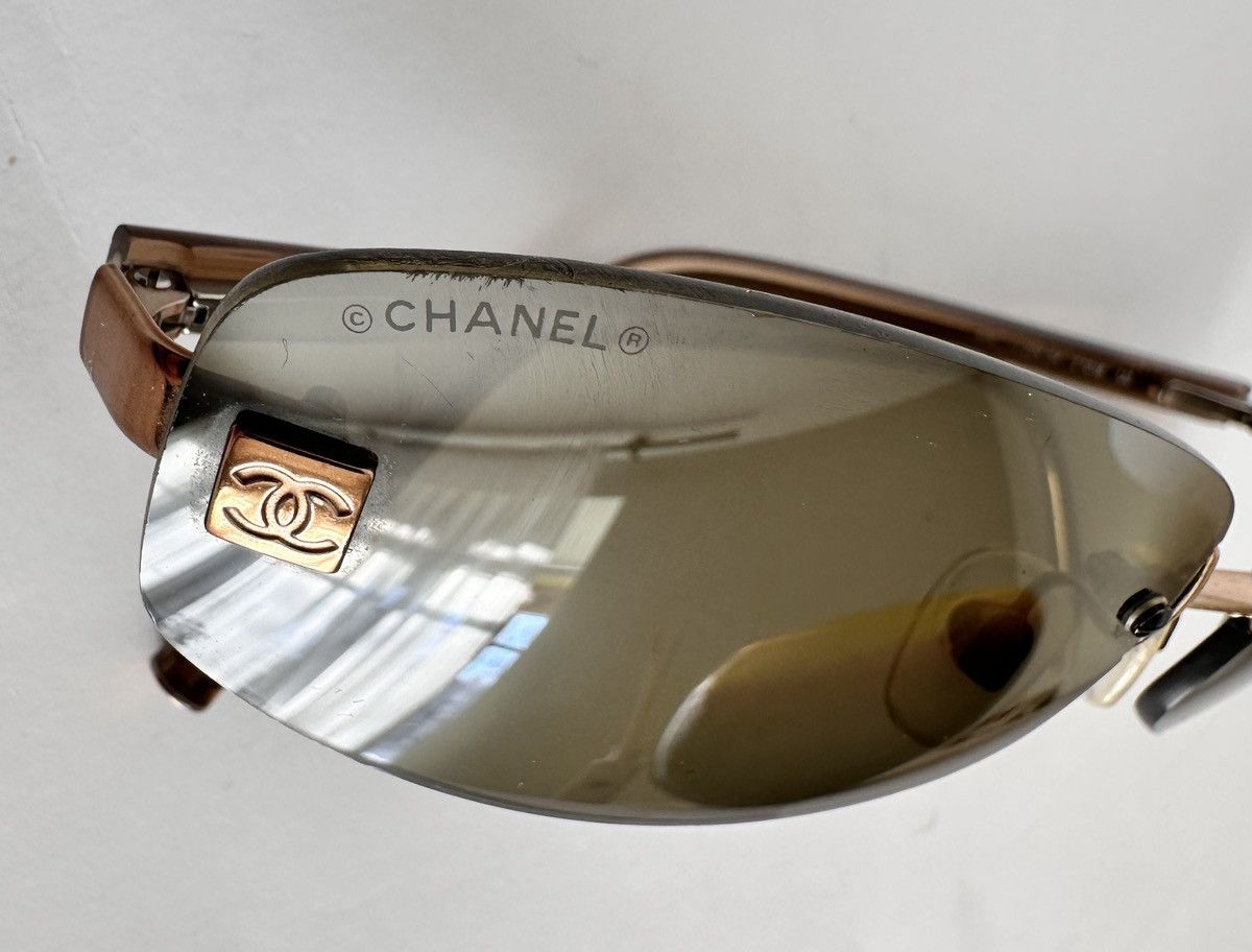 Chanel Chanel 4067 Rimless Sunglasses (Vintage Y2K / Archive) Size ONE SIZE - 14 Thumbnail