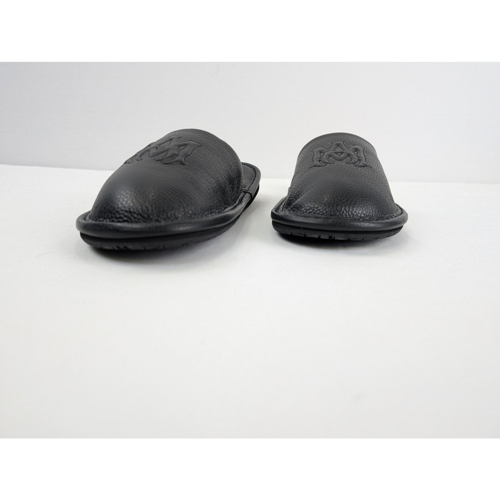 Amiri o1rshd1 Lux Leather Slipper Sandal in Black Size US 10 / EU 43 - 8 Thumbnail