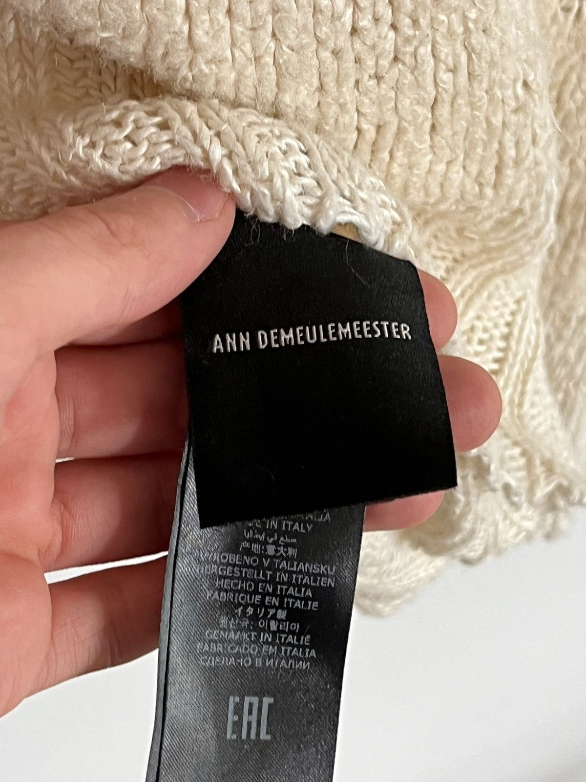 Ann Demeulemeester Ann Demulemeester Knit Sweater Size US M / EU 48-50 / 2 - 4 Thumbnail