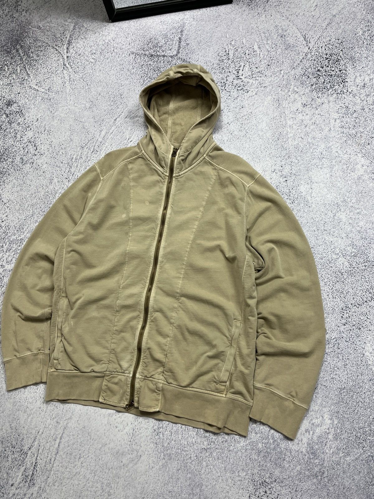 Denim & Supply Ralph Lauren Vintage Polo Ralph Lauren Military Zip Hoodie Distressed Size US M / EU 48-50 / 2 - 4 Thumbnail