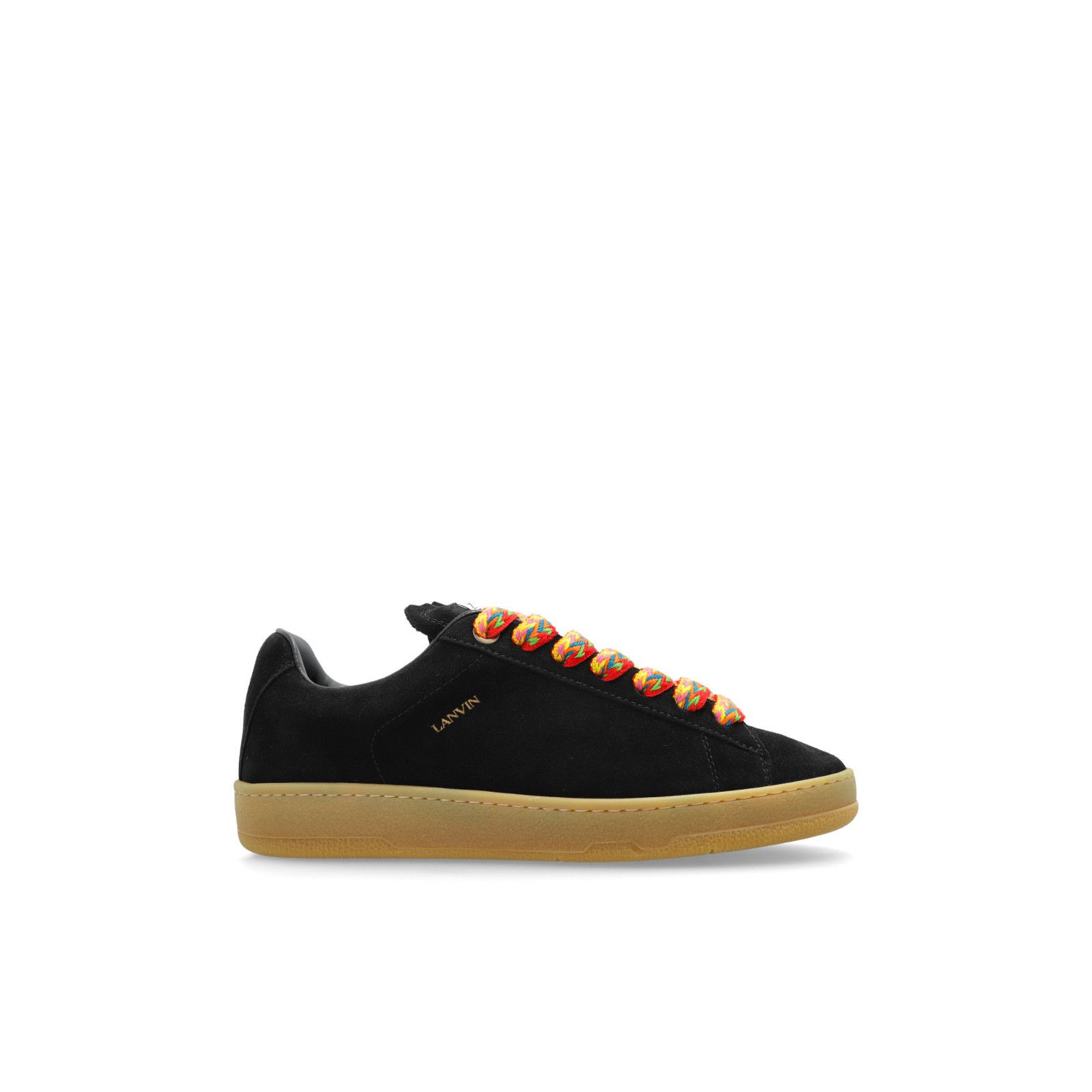 Lanvin LANVIN Curb Black Suede Sneakers New & Authentic (Men's size Size US 7 / EU 40 - 1 Thumbnail