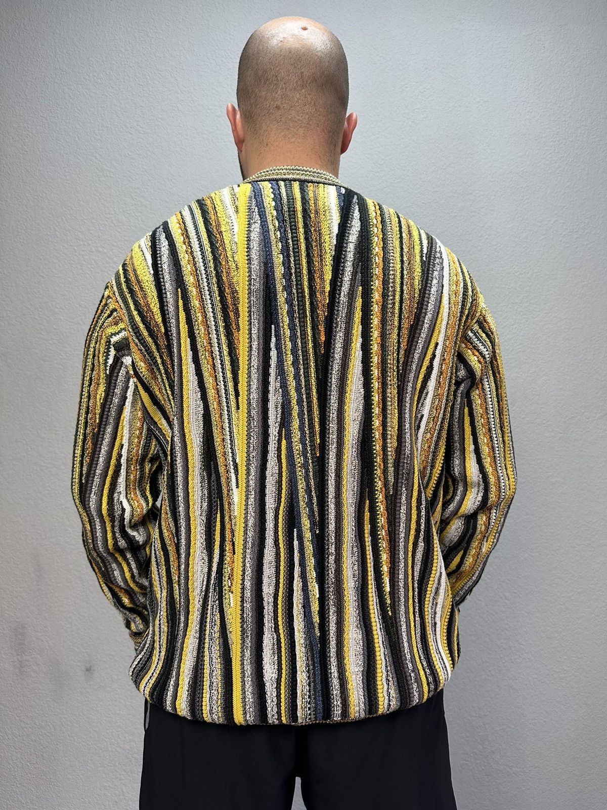 Carlo Colucci × Coogi × Vintage Vintage Carlo Colucci Knitted Sweater Coogi Style Archival Size US L / EU 52-54 / 3 - 7 Thumbnail