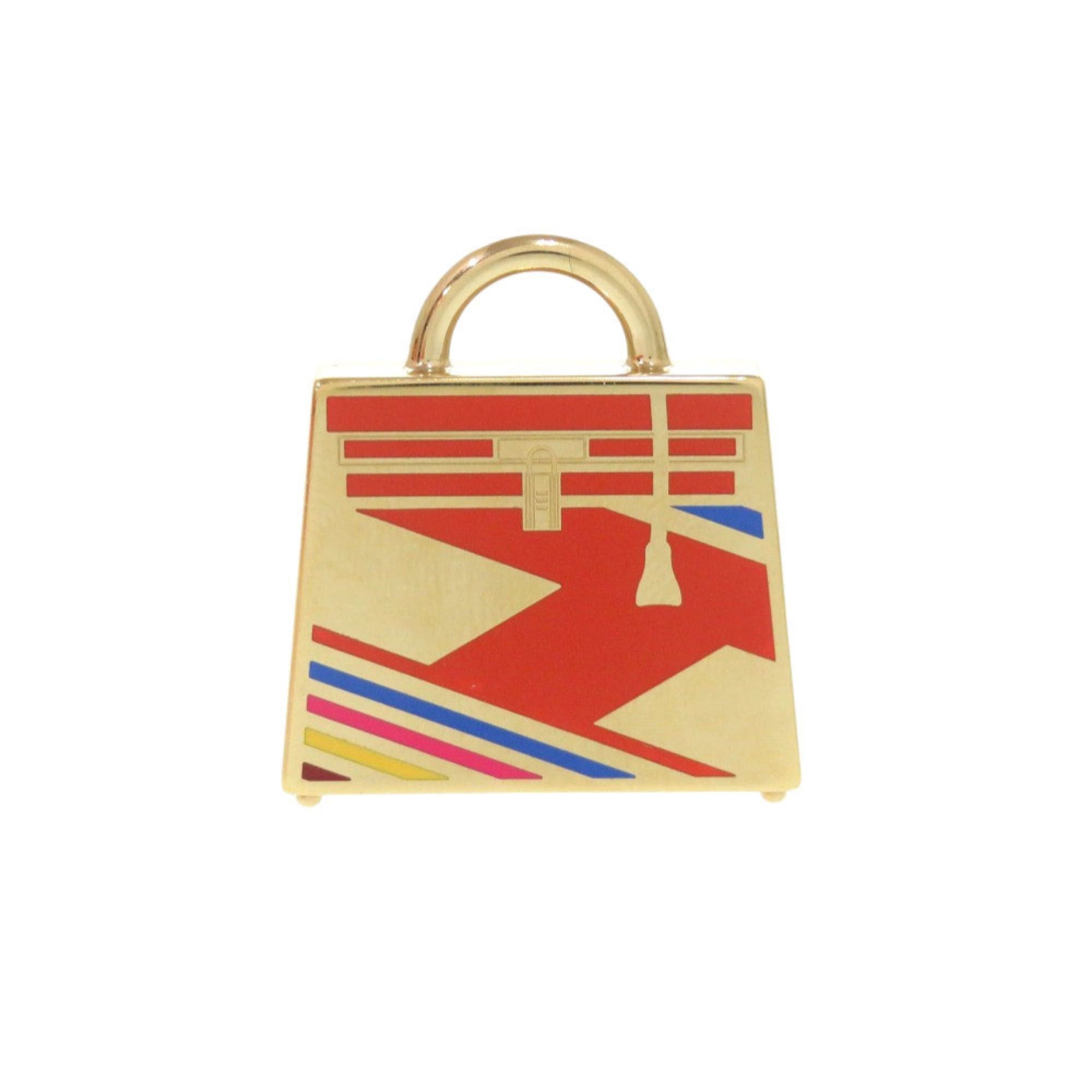Hermes Hermes Curiosité Kelly handbag motif metal gold charm HERMES Size ONE SIZE - 1 Thumbnail