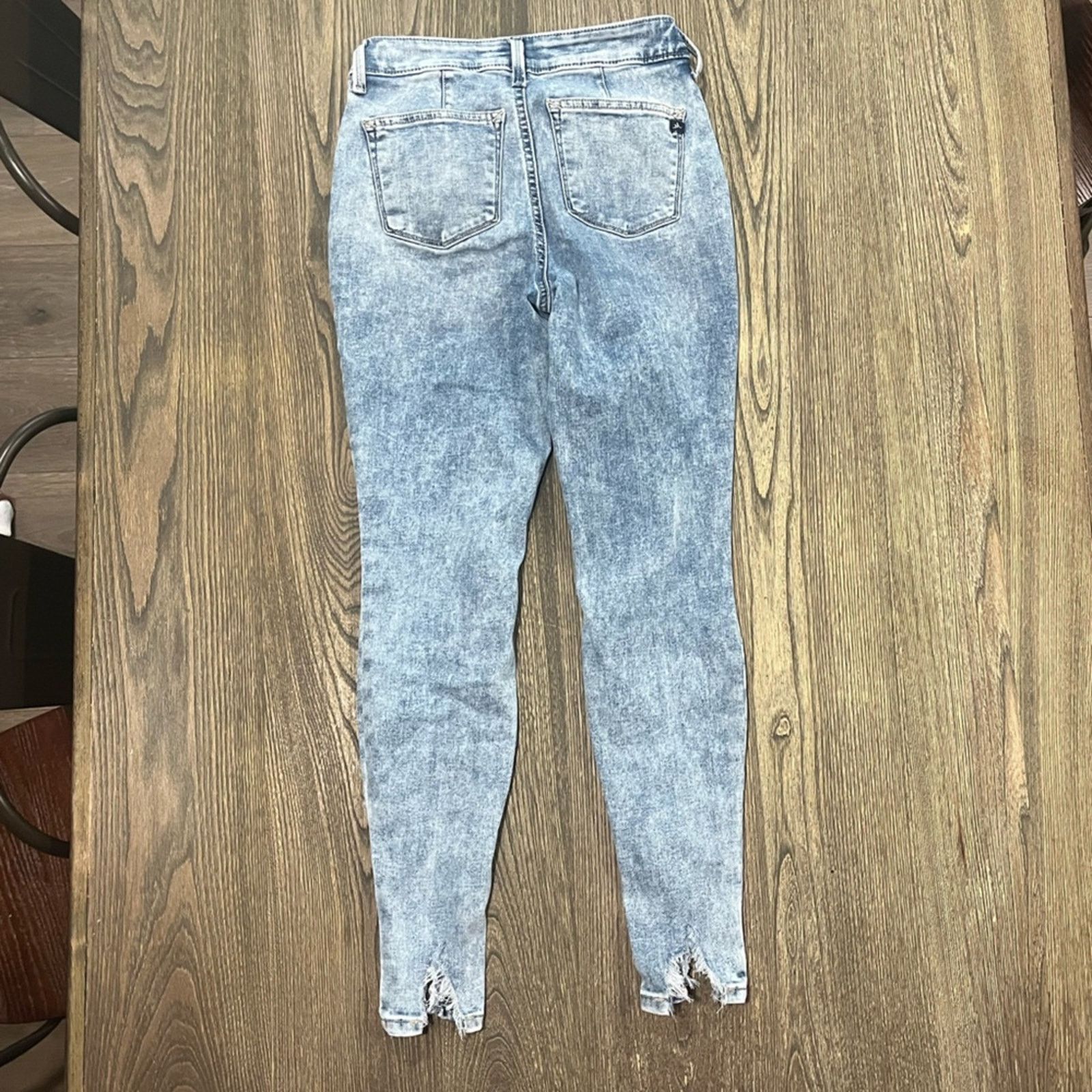 Maurice Lacroix M Jeans by Maurices Skinny High Rise Button Fly Split Size 24" / US 00 / IT 34 - 10 Thumbnail