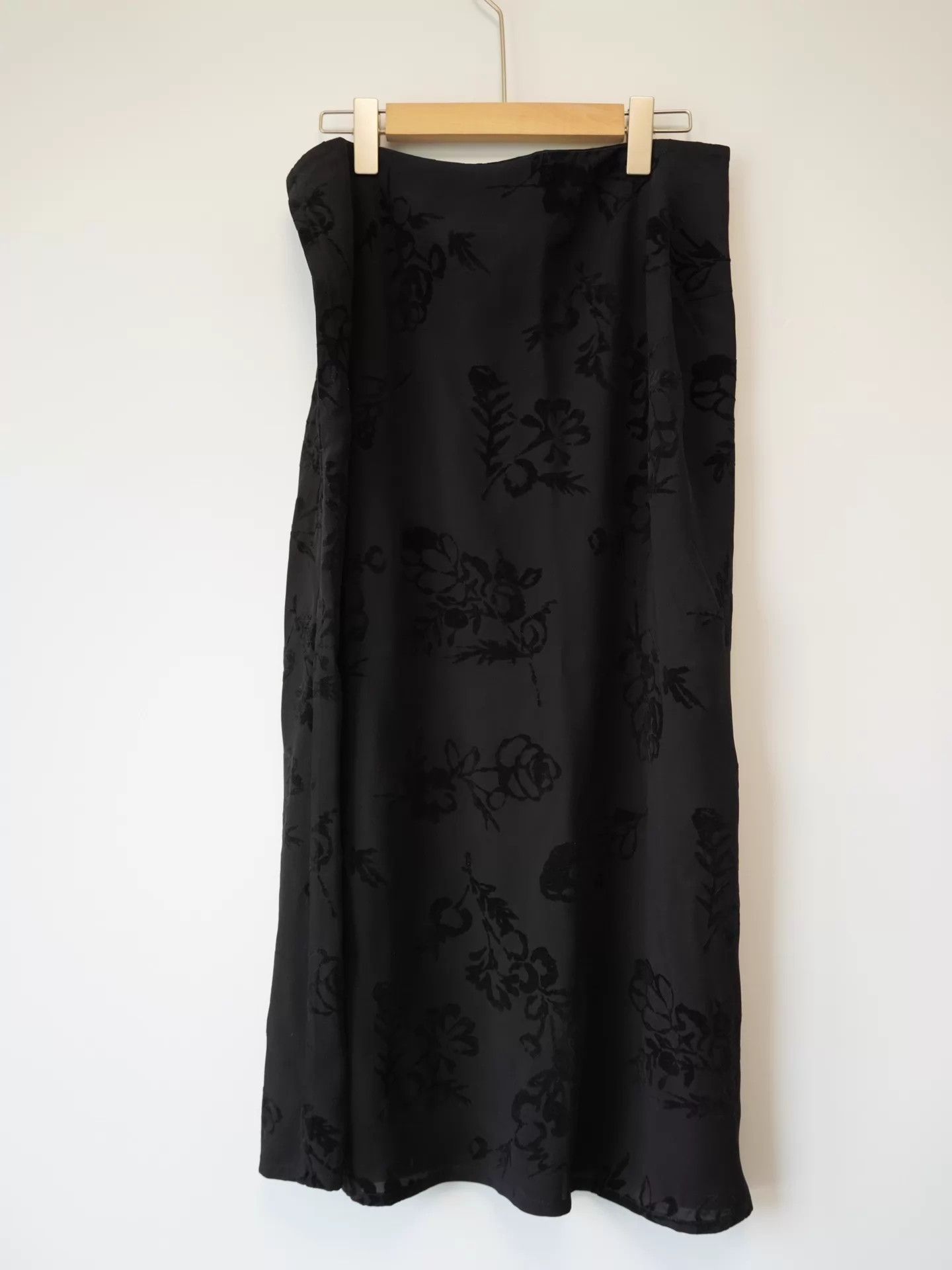 Yohji Yamamoto Yohji Yamamoto 1997SS Velvet Floral Dress Size S Size 26" / US 2 / IT 38 - 3 Thumbnail