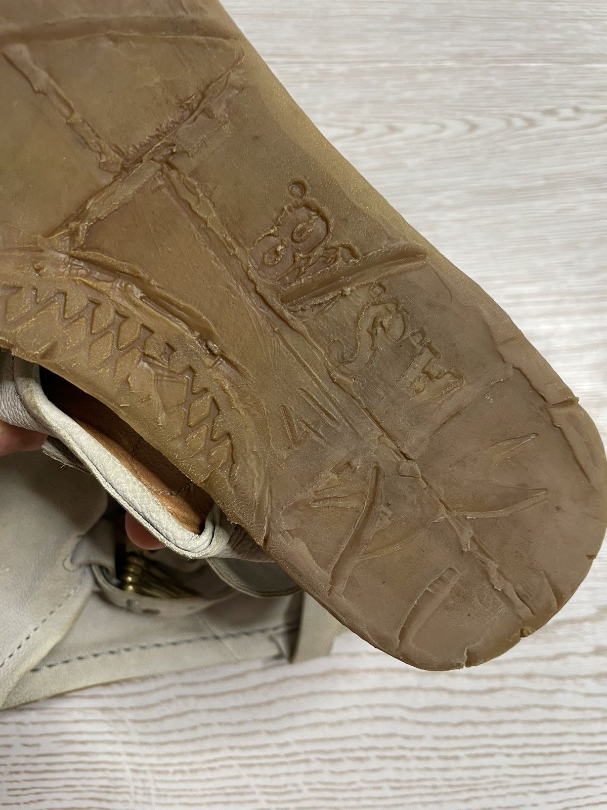 A.S.98 × Vintage Airsteps A.S. 98 distressed avant Gard sandals Size US 11 / IT 41 - 8 Thumbnail