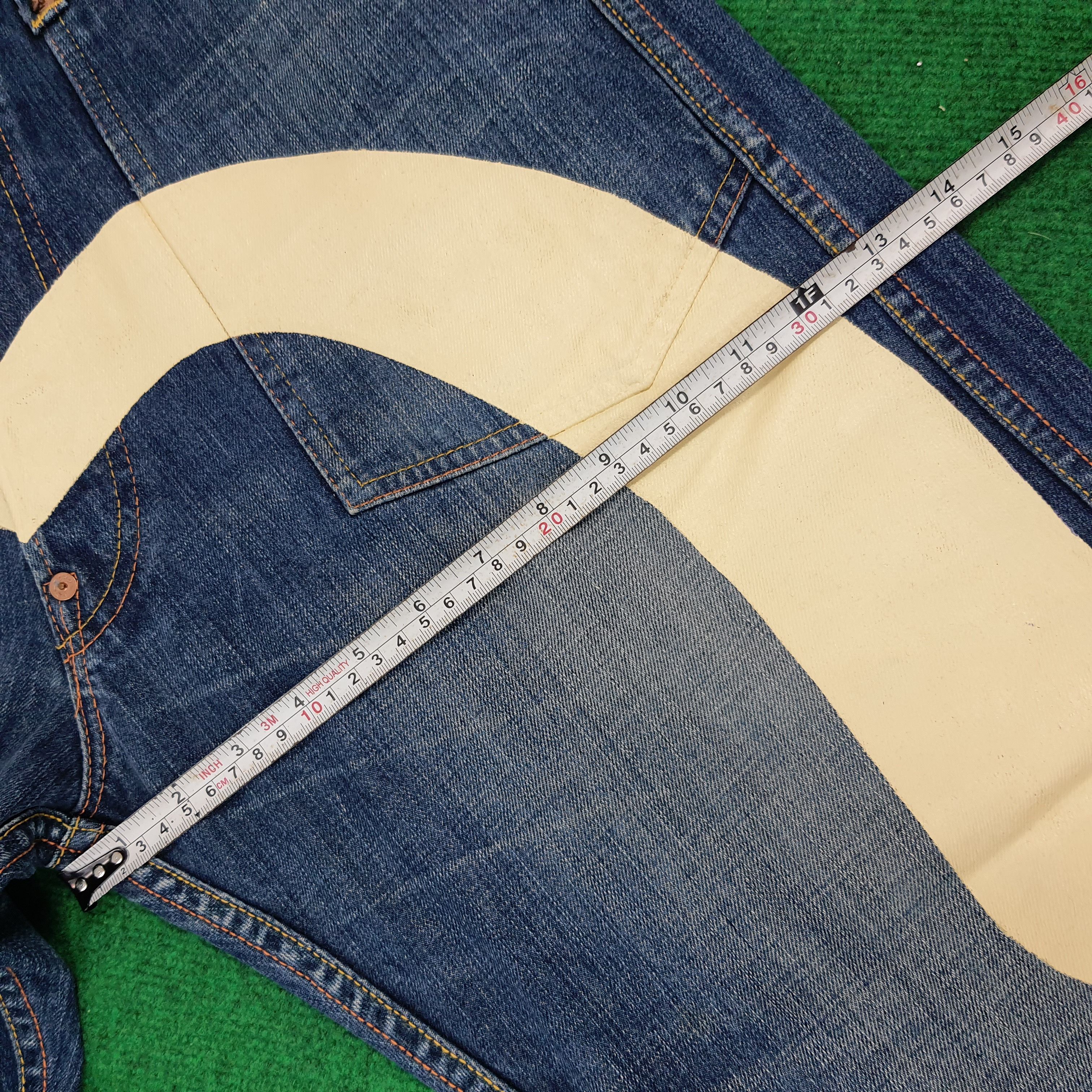 Evisu Vintage Evisu Cargo Style Custom Daicock Japan Brand Jeans Size US 31 - 13 Thumbnail