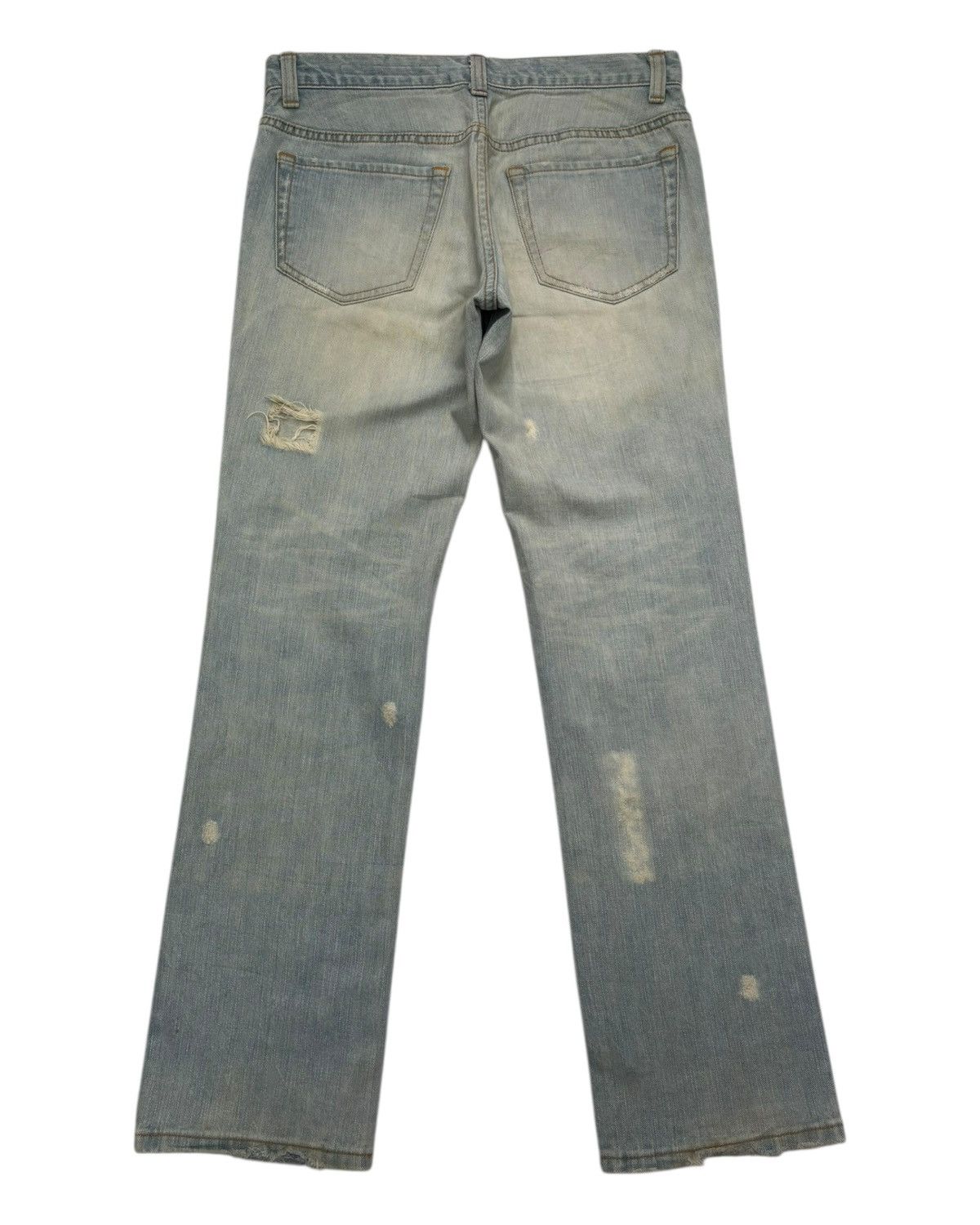 Number (N)ine Sunao Kuwahara Issey Miyake Distressed Denim Jeans Size US 32 / EU 48 - 9 Thumbnail