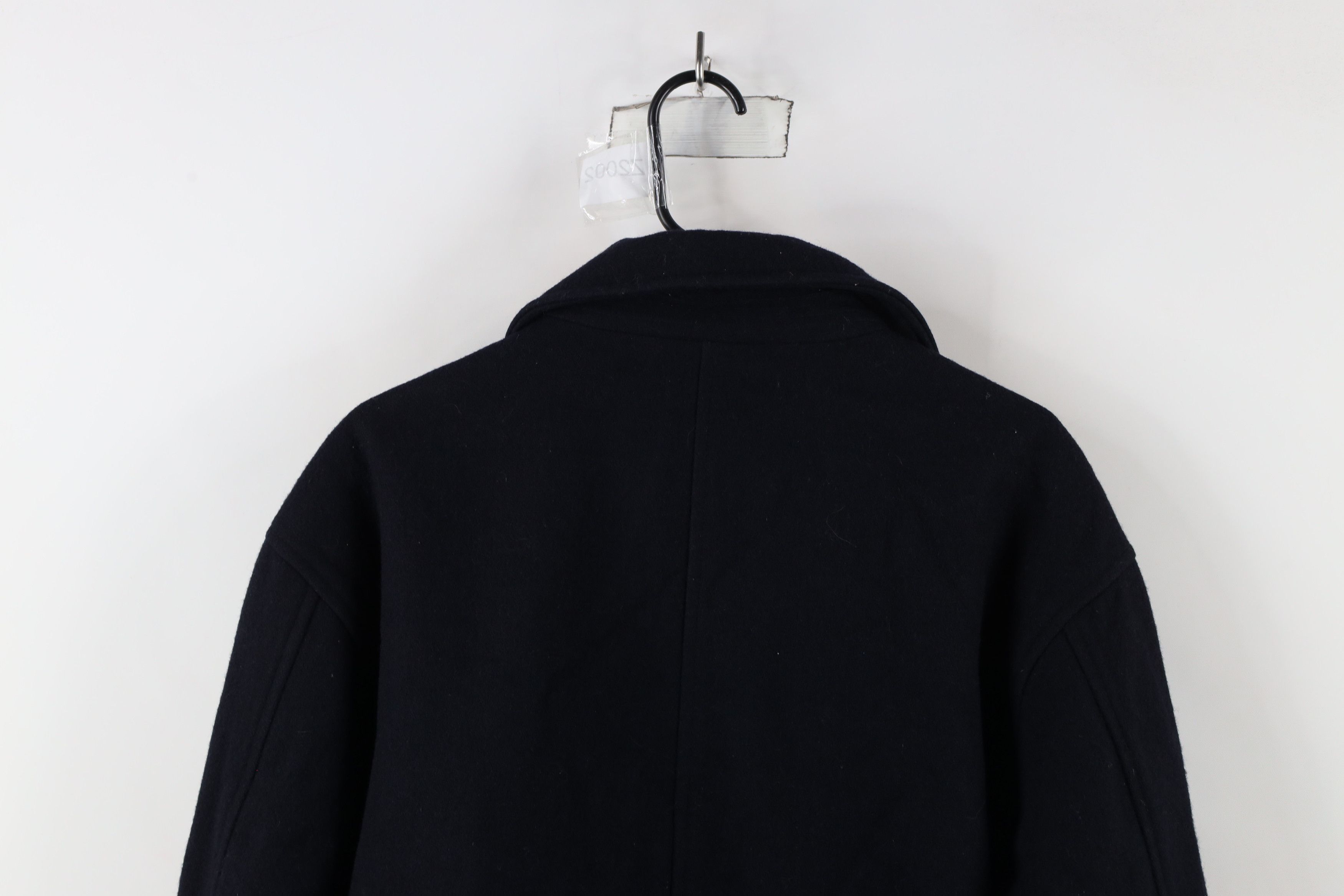 Gap × Vintage Vintage Y2K 2000 Gap Quilted Wool Bomber Jacket Navy Blue Size US M / EU 48-50 / 2 - 15 Thumbnail