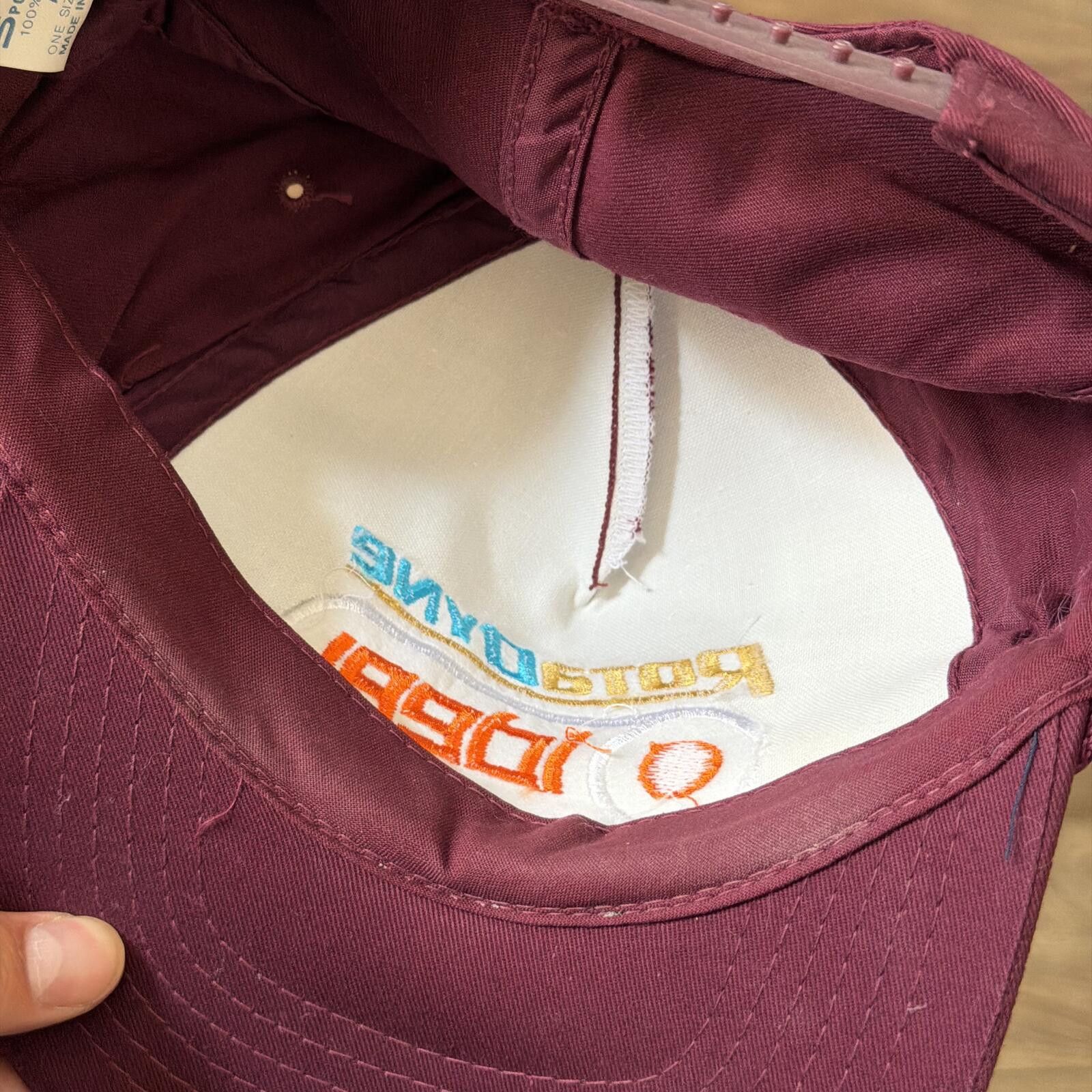 Other Vintage 90s RotaDyne ideal Maroon Snapback Rope Hat Size ONE SIZE - 8 Thumbnail