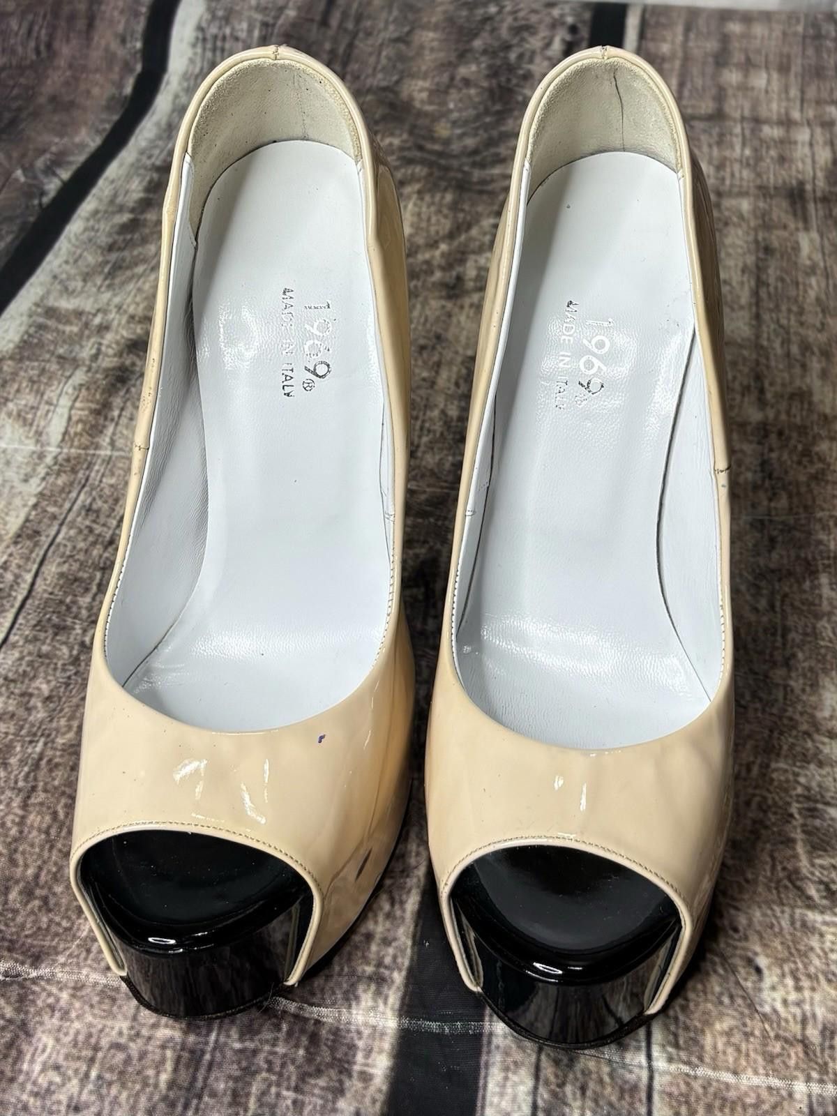 Other 1969 High Heels Women's 38 US 7.5 Italy Leather Pumps 6" Size US 7.5 / IT 37.5 - 2 Thumbnail
