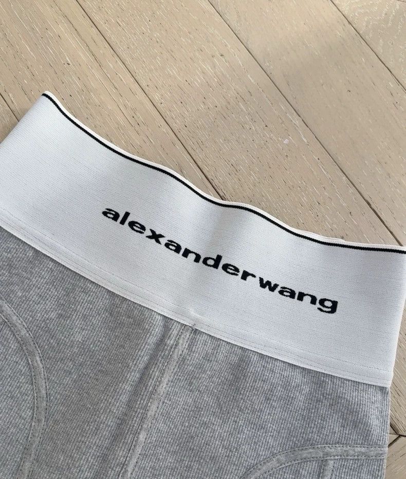Alexander Wang Alexander Wang Women's Gray Mini Skirt- Size 26" / US 2 / IT 38 - 2 Thumbnail