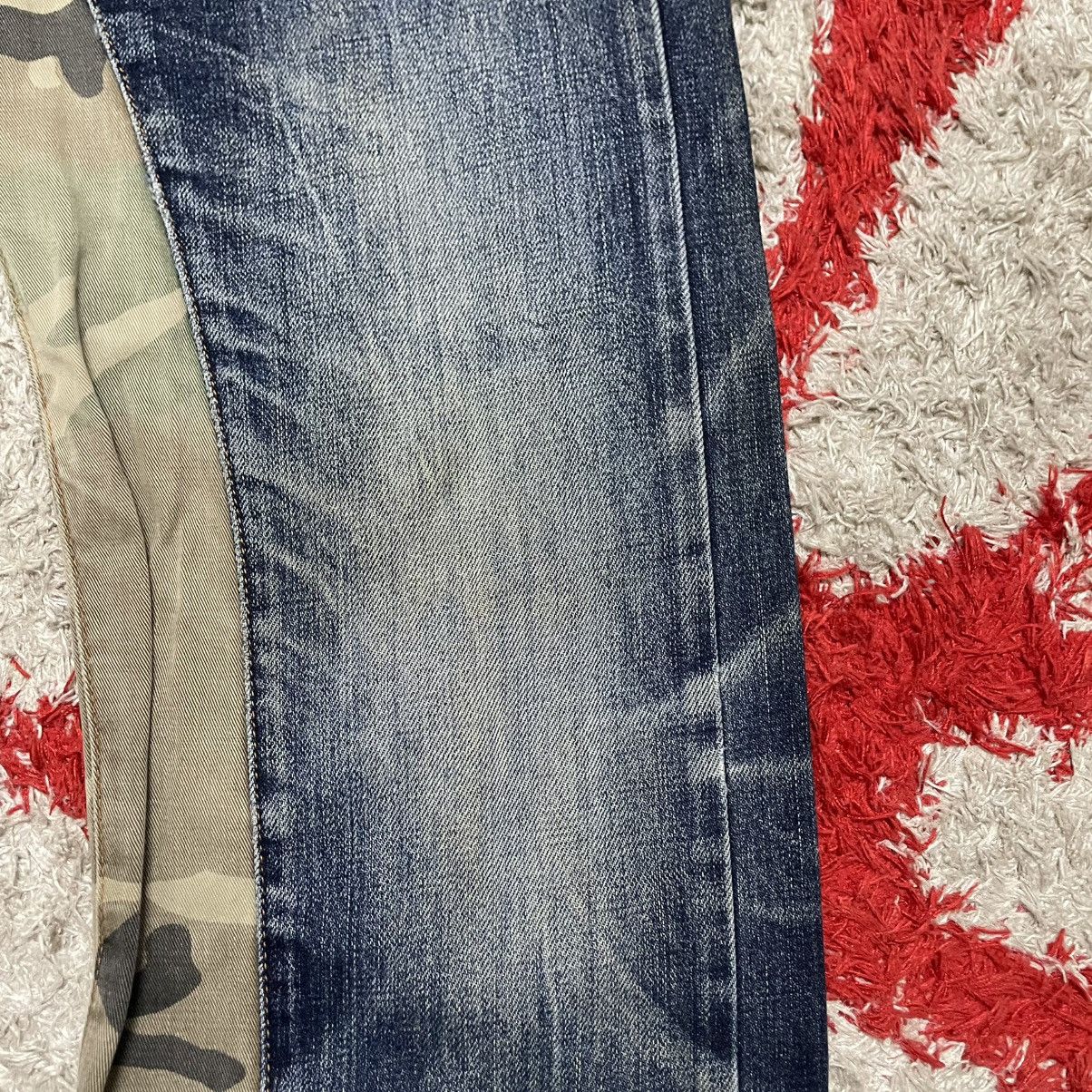 KOJIMA GENES 🔥🇯🇵Kojima Genes Japan Half Camo Ripped Distress Denim Jeans Size US 32 / EU 48 - 8 Thumbnail