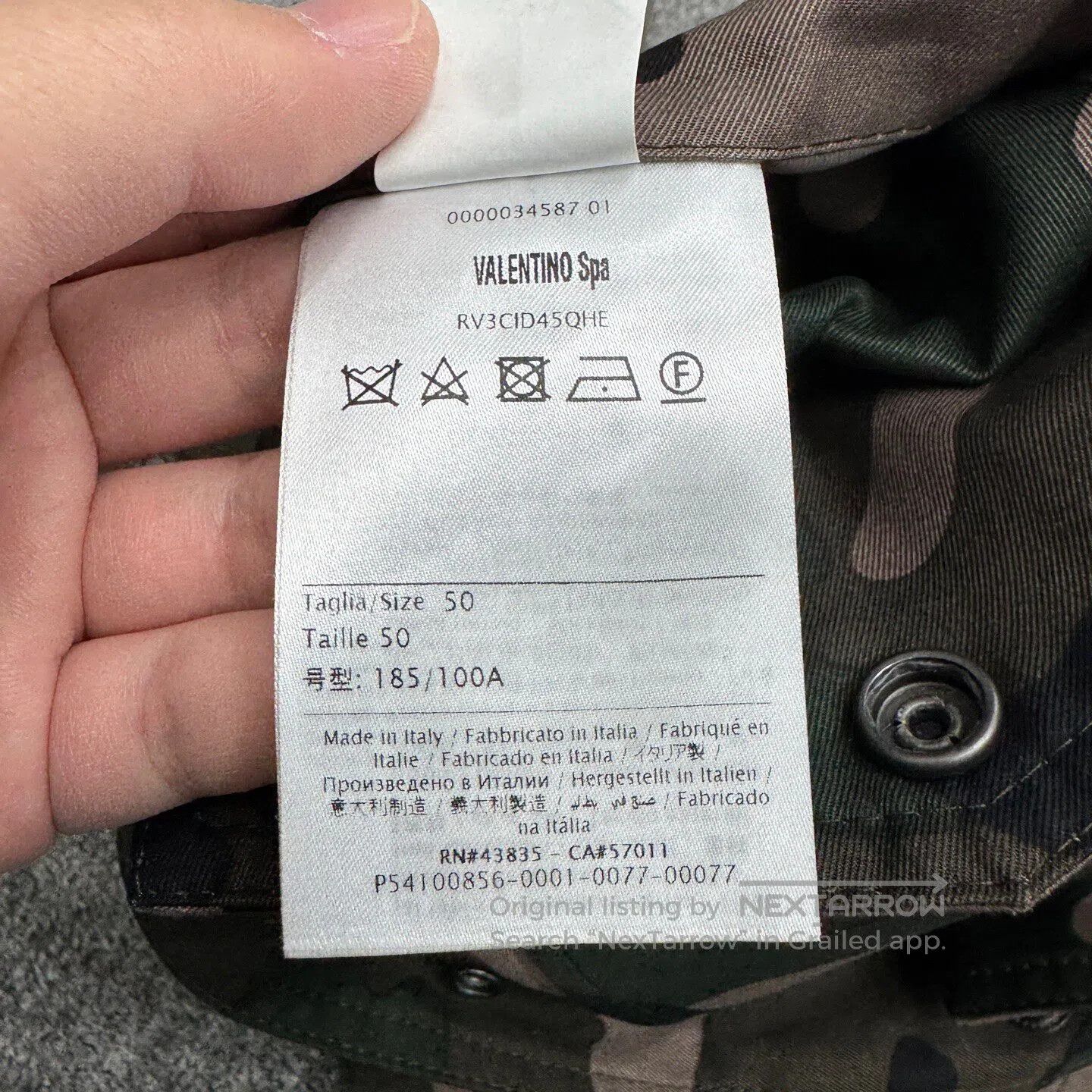 Valentino Valentino Beaded camouflage jacket| Size US M / EU 48-50 / 2 - 5 Thumbnail