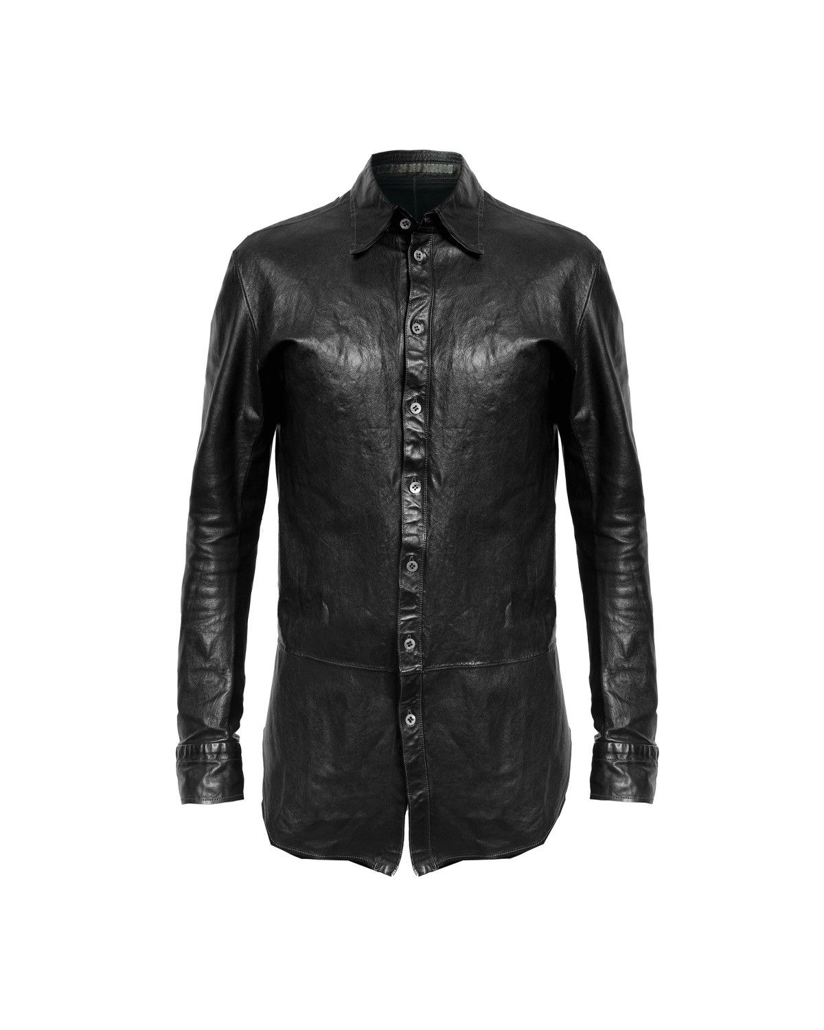 Carol Christian Poell Carol Christian Poell Leather Shirt LM/2704-IN ROOLS-PTC/10 Size US S / EU 44-46 / 1 - 1 Thumbnail