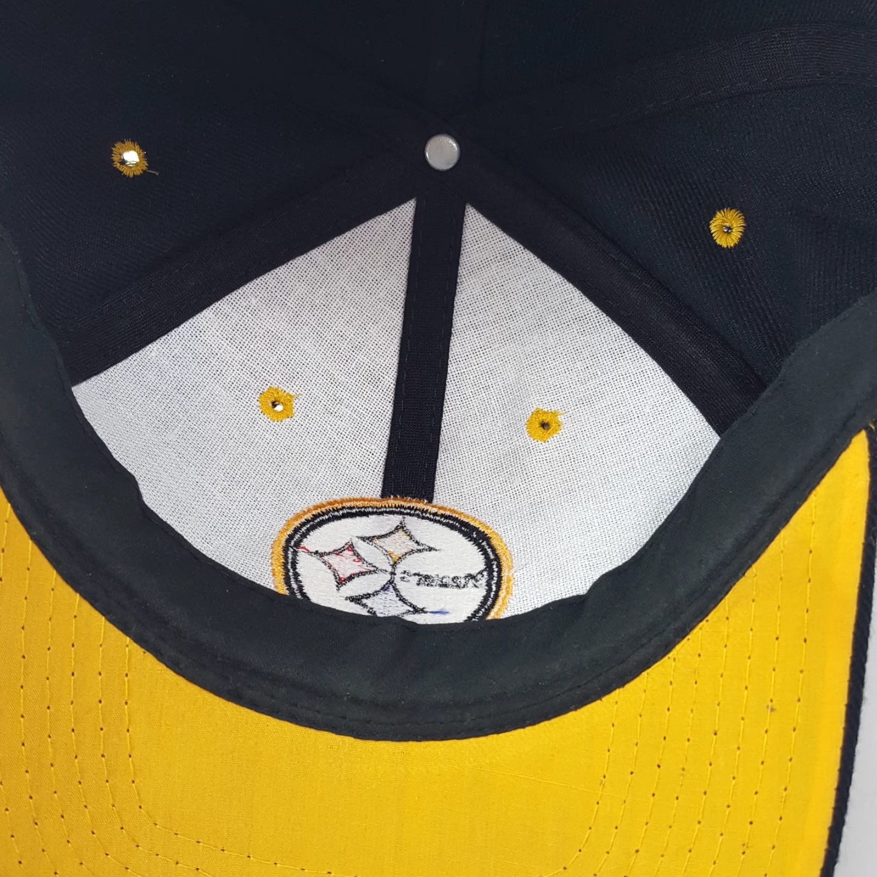 Logo Athletic VINTAGE Logo Athletic Pittsburgh Steelers 90s Baseball Cap Fitted Size 7 1/4 Black Mens Size ONE SIZE - 7 Thumbnail