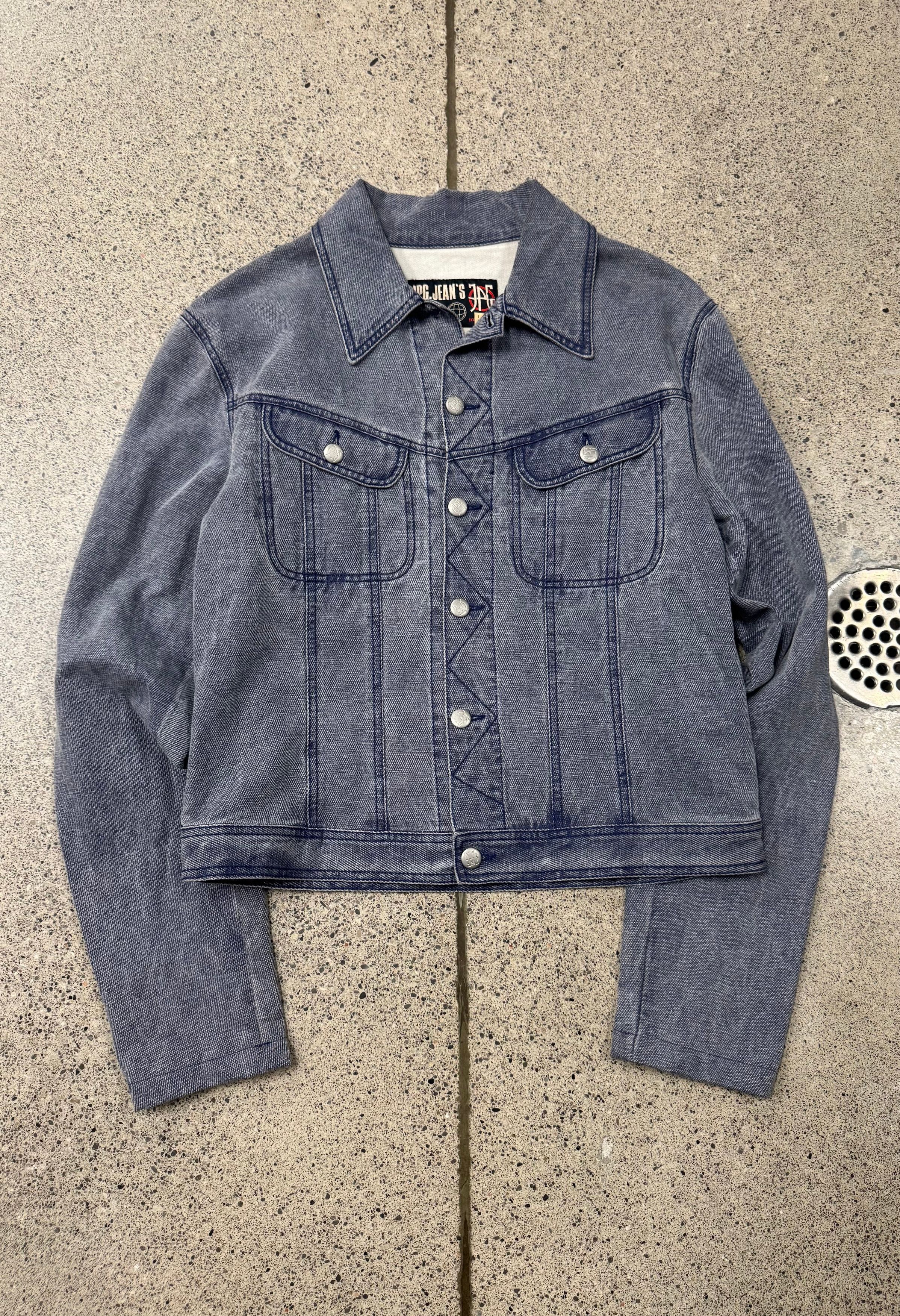 Jean Paul Gaultier Vintage 90s Jean Paul Gaultier Denim Trucker Jacket Size US L / EU 52-54 / 3 - 1 Thumbnail