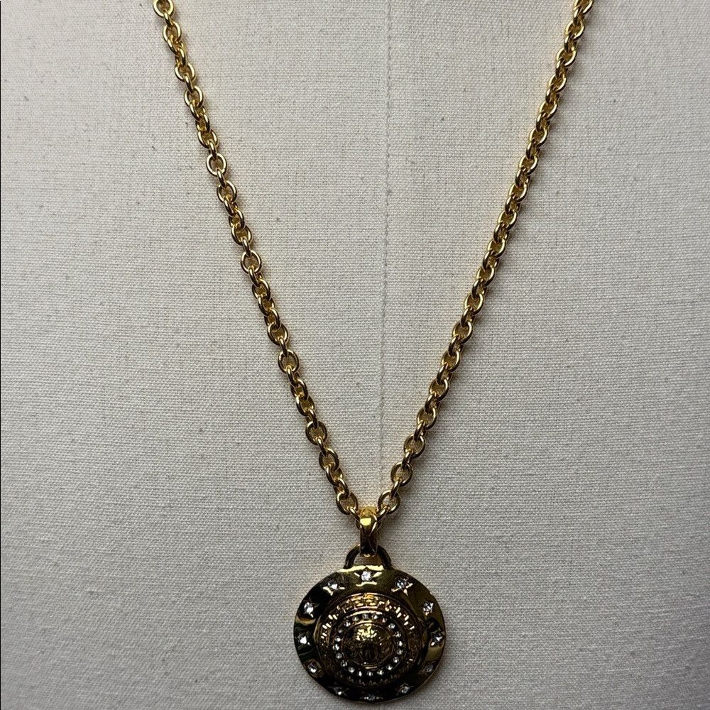 Versace Gianni Versace Medusa Pendant Necklace 28” Gold Tone Italy Size ONE SIZE - 5 Thumbnail