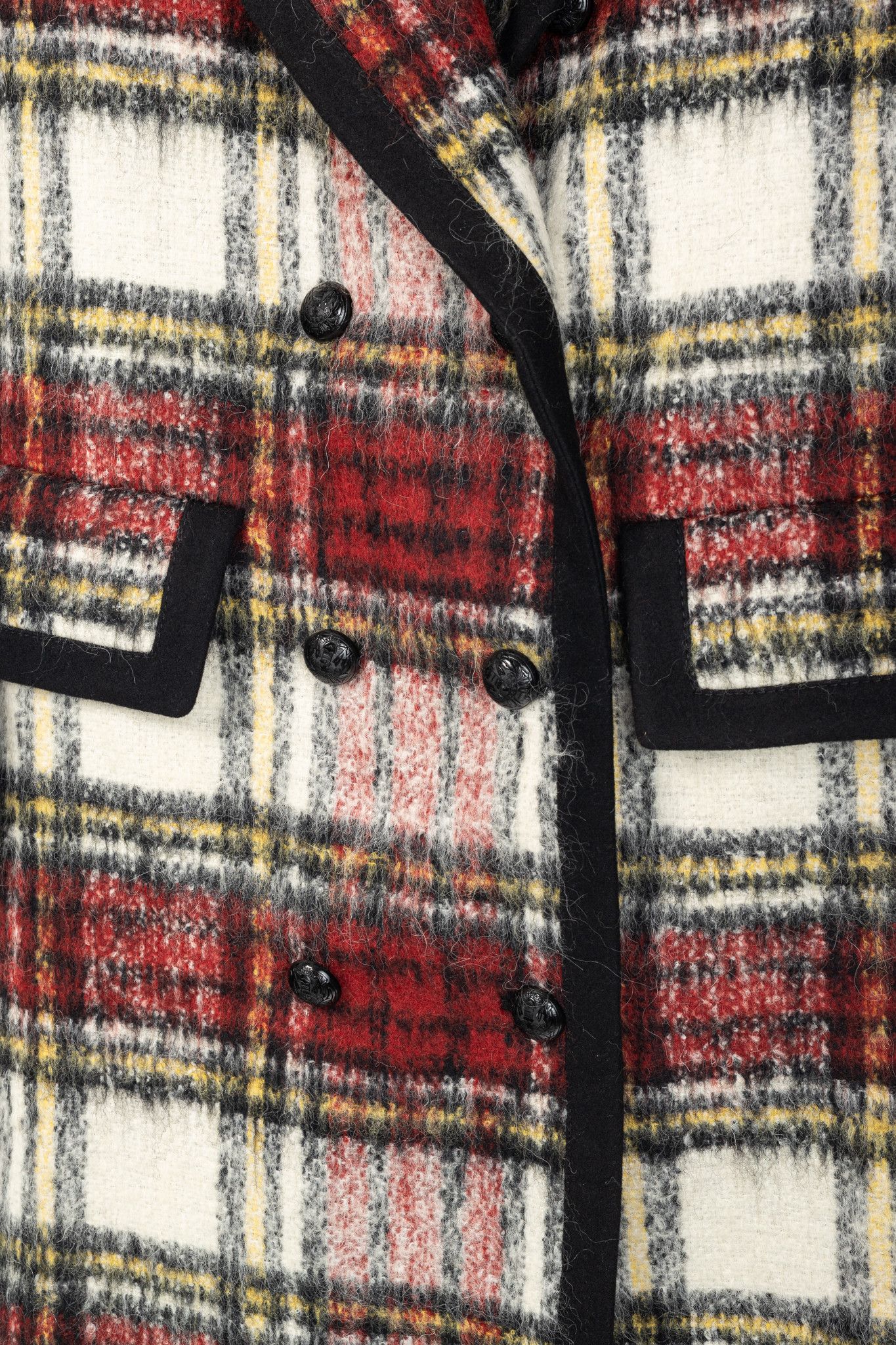 Burberry Burberry AW/16 Runway Red Tartan Wool-Blend Coat Size XS / US 0-2 / IT 36-38 - 8 Thumbnail