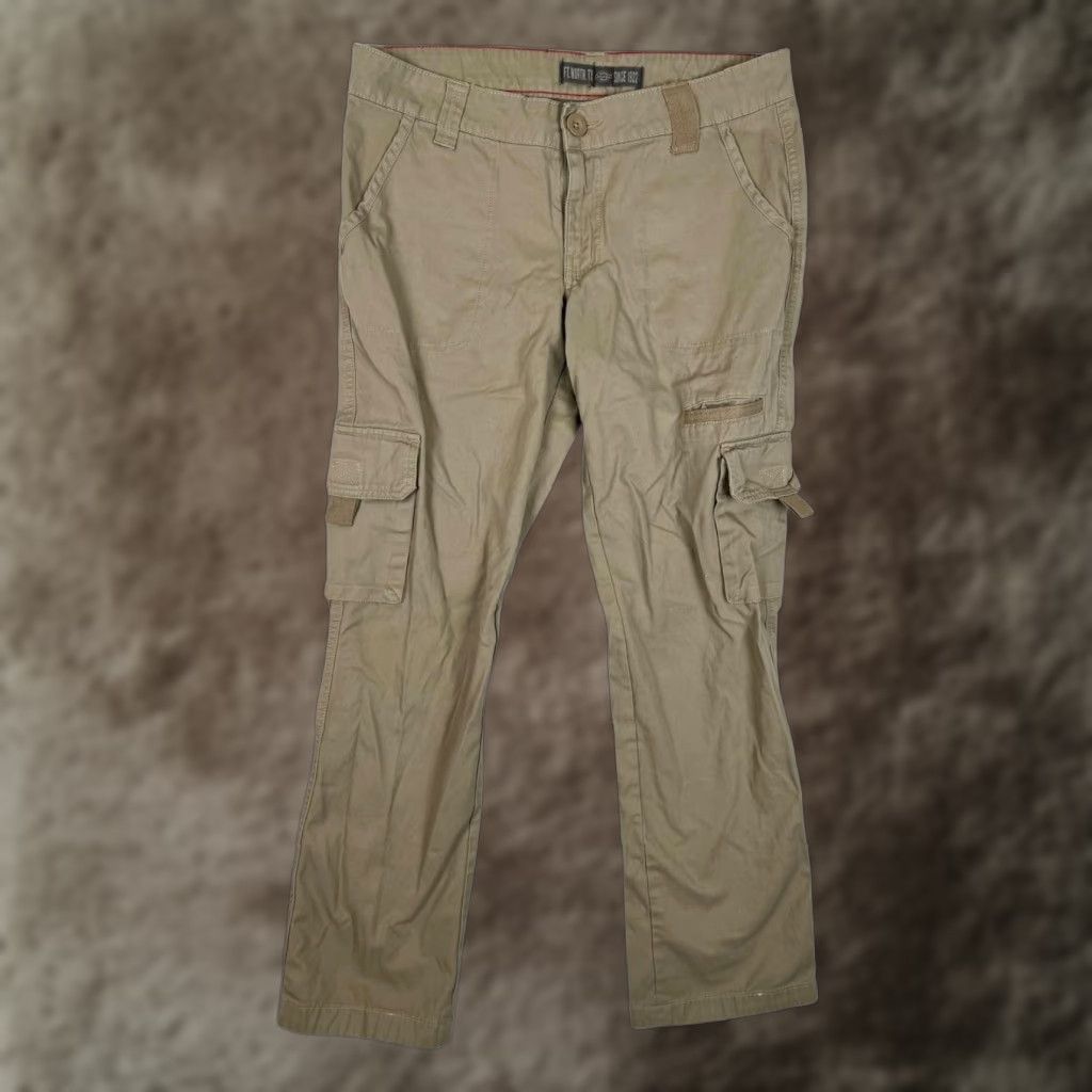Dickies Dickies Cargo Pants Women's 6 Beige Relaxed Fit Utility Workwear Casual Shirt? Size 28" / US 6 / IT 42 - 1 Thumbnail