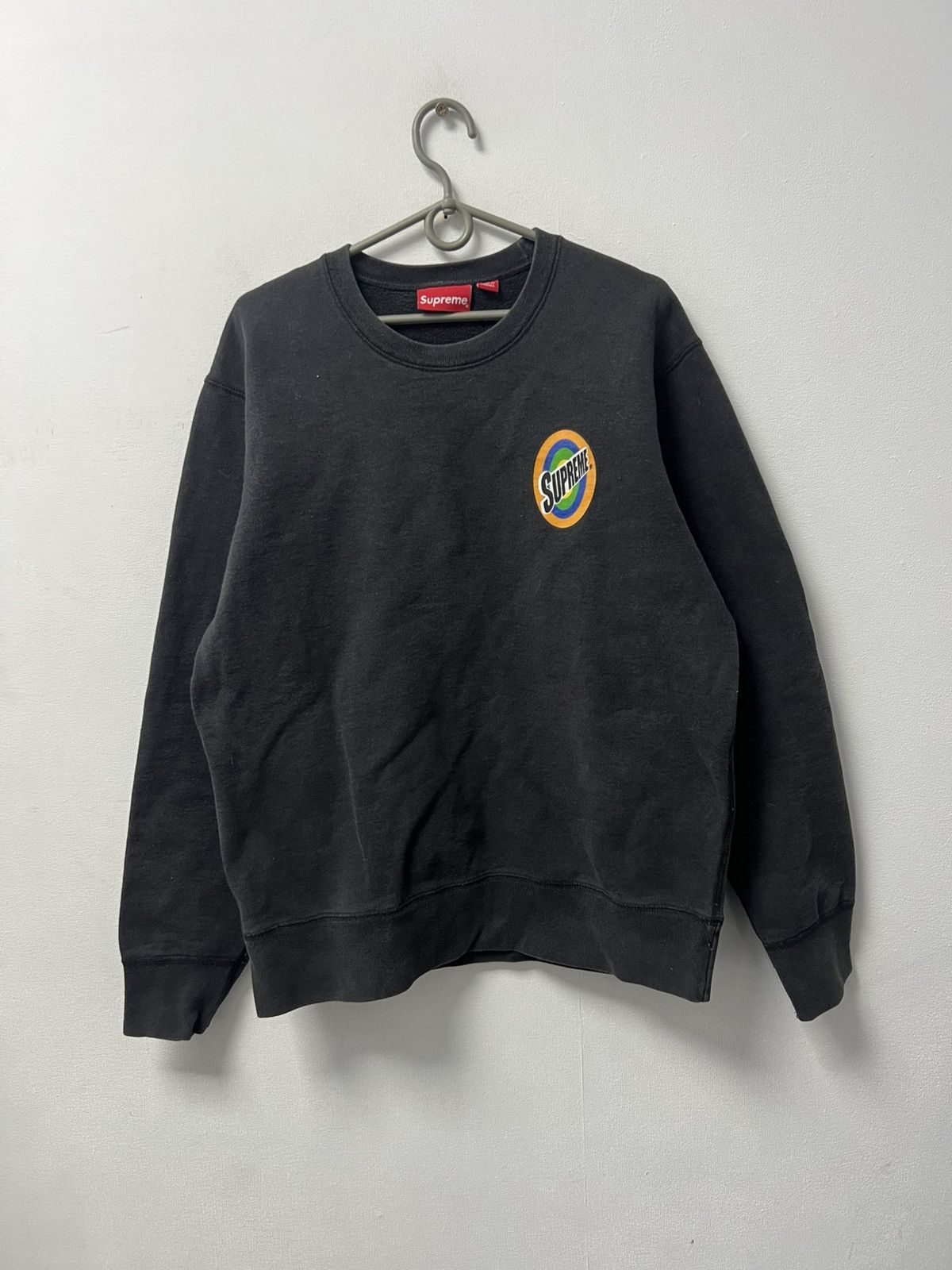 Supreme Supreme Big Logo Sweatshirt Pullover Black Size M Size US M / EU 48-50 / 2 - 2 Thumbnail